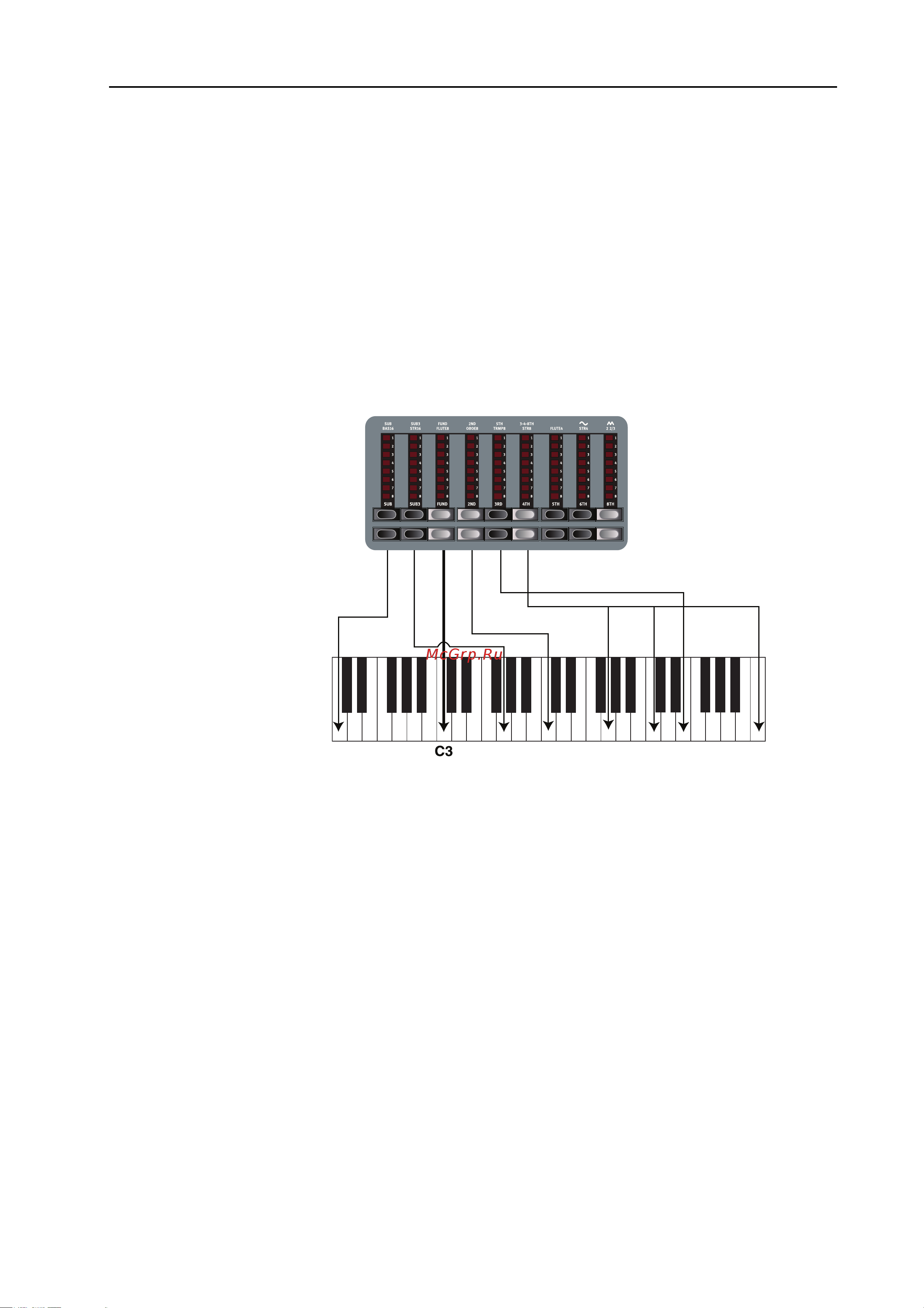 CLAVIA DMI AB CLAVIA NORD Stage 2 EX 88 [29/101] The v type model vox continental ii