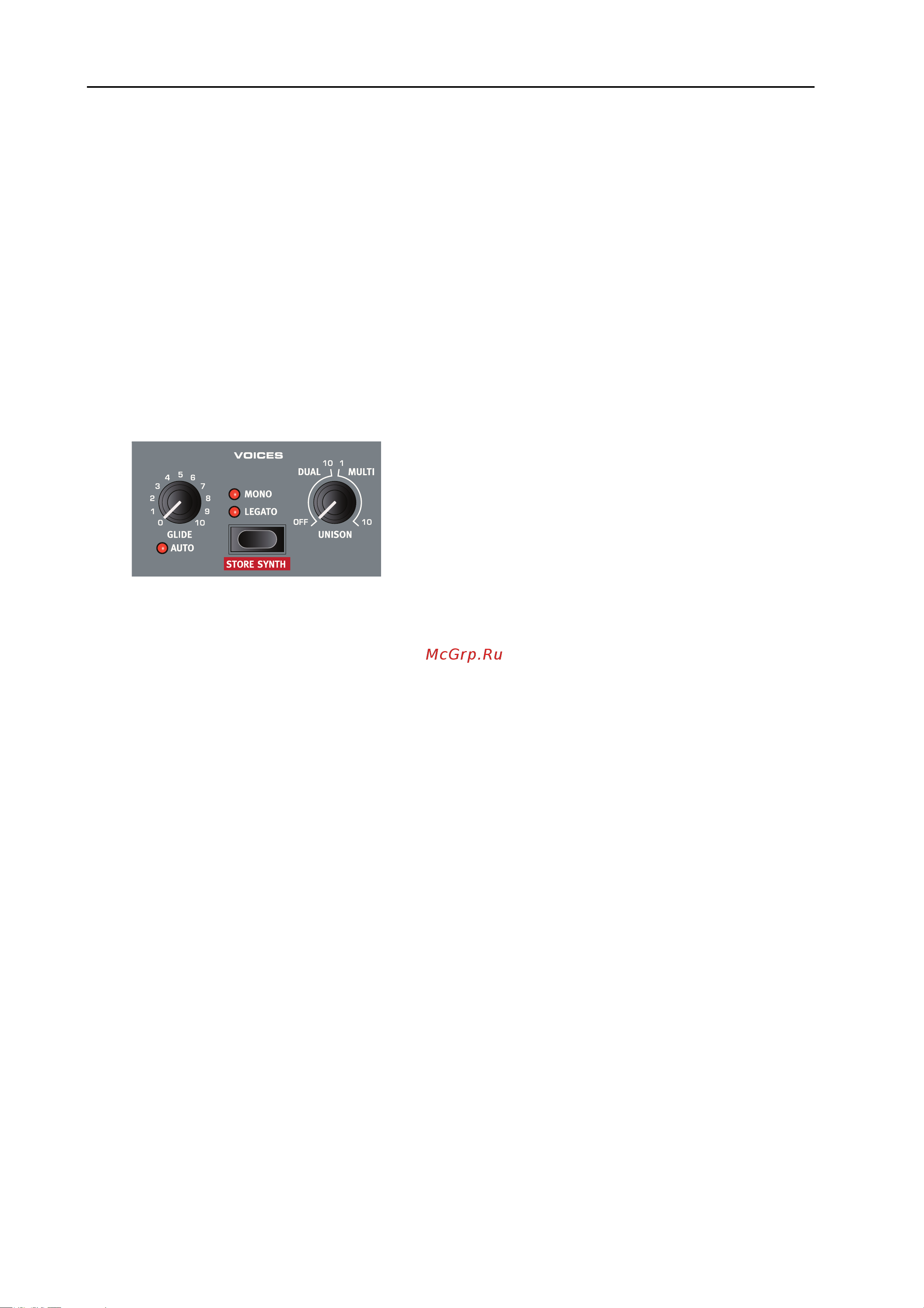 CLAVIA DMI AB CLAVIA NORD Stage 2 EX 88 [48/101] Voices section