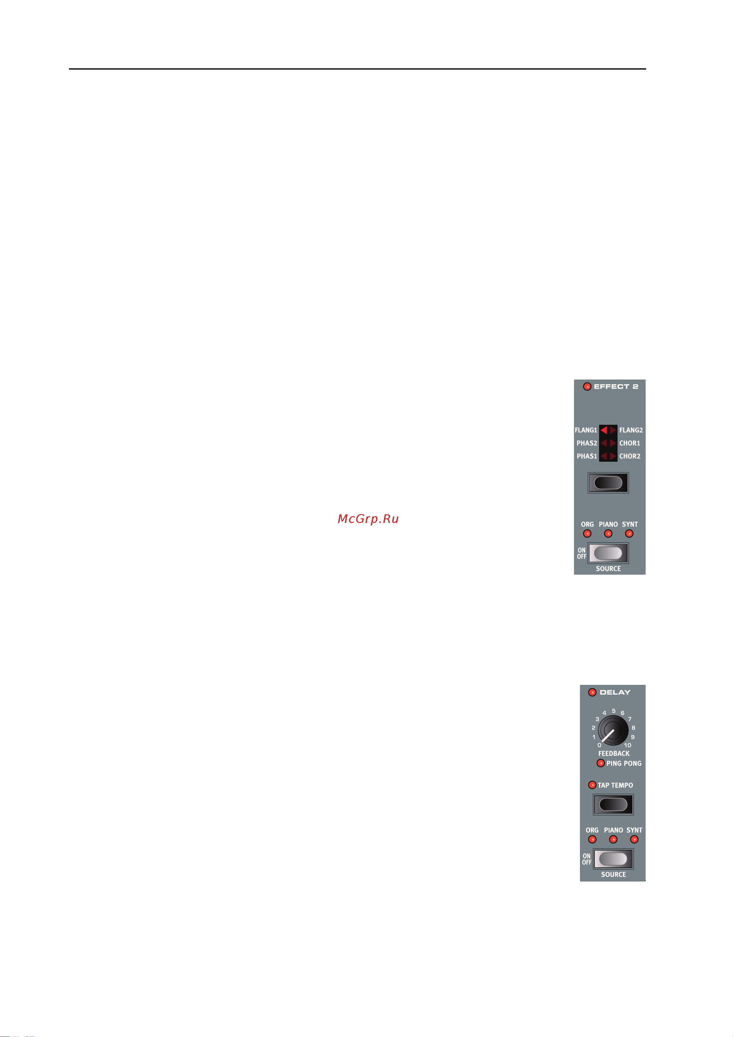 CLAVIA DMI AB CLAVIA NORD Stage 2 EX Compact [54/101] Effect 2