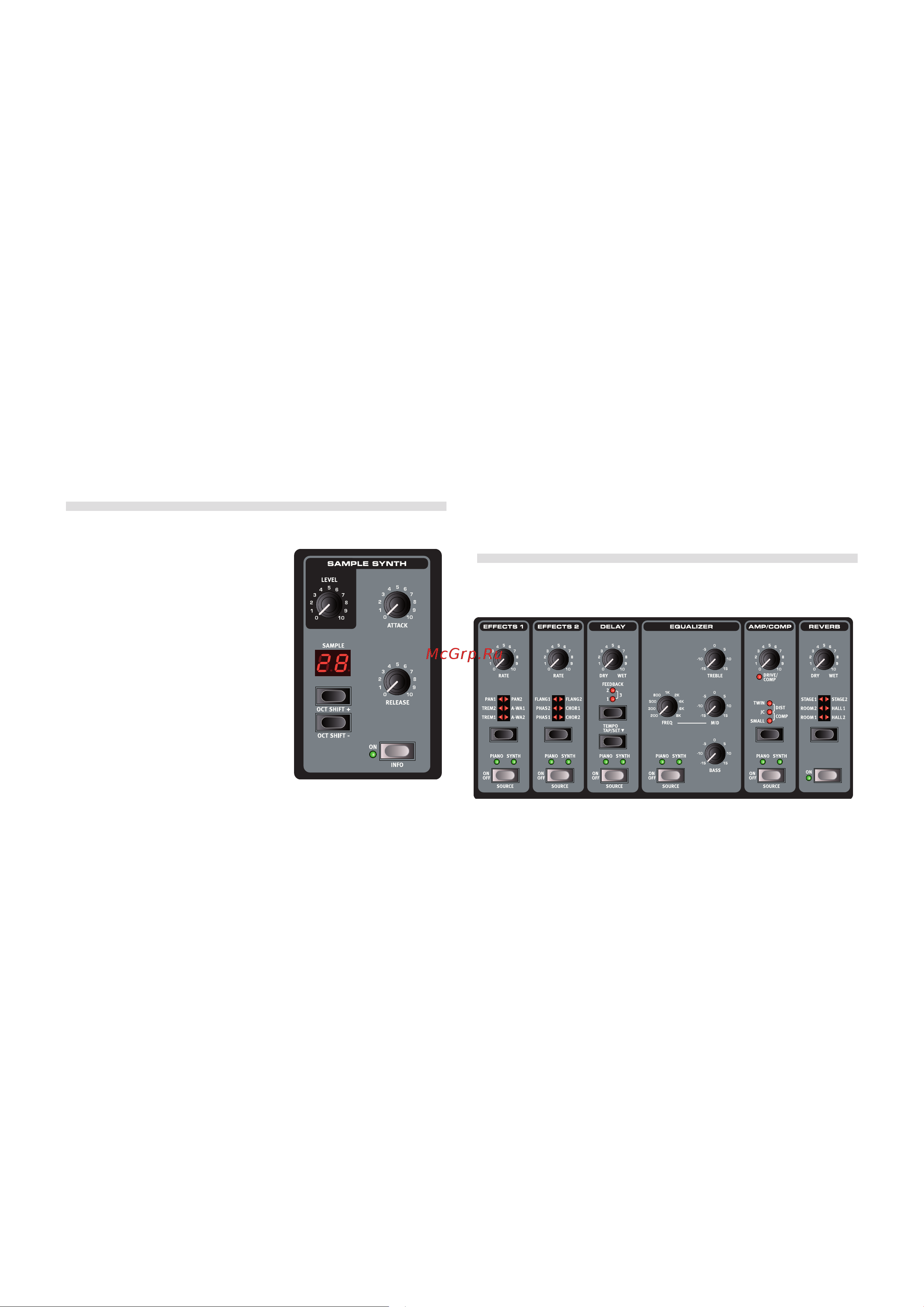CLAVIA DMI AB CLAVIA NORD Piano 2 HA88 [17/27] Effects
