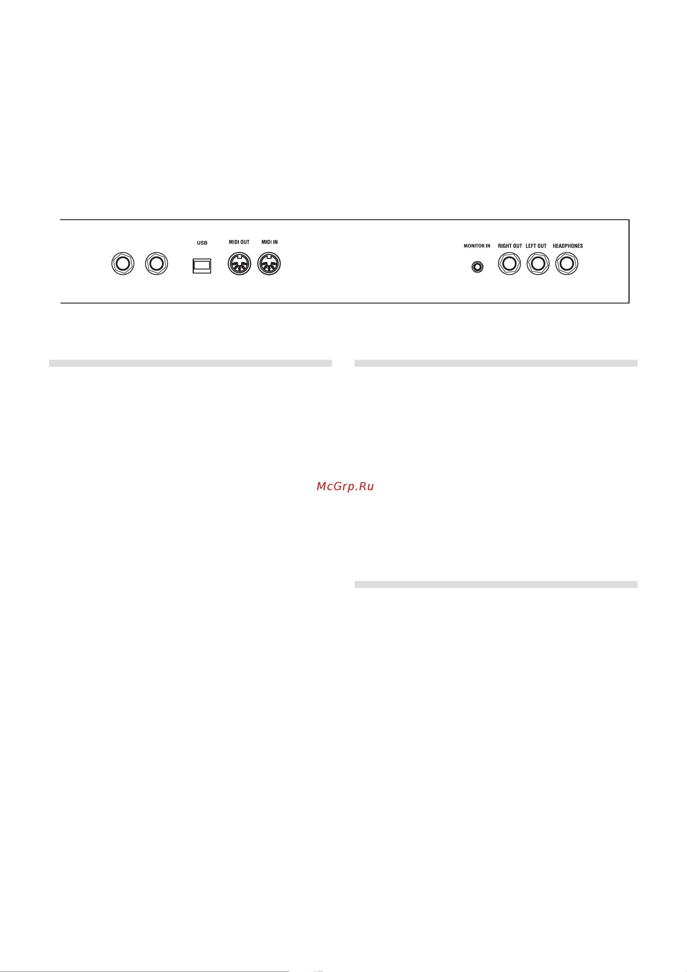CLAVIA DMI AB CLAVIA NORD Piano 2 HA88 [8/27] Connections