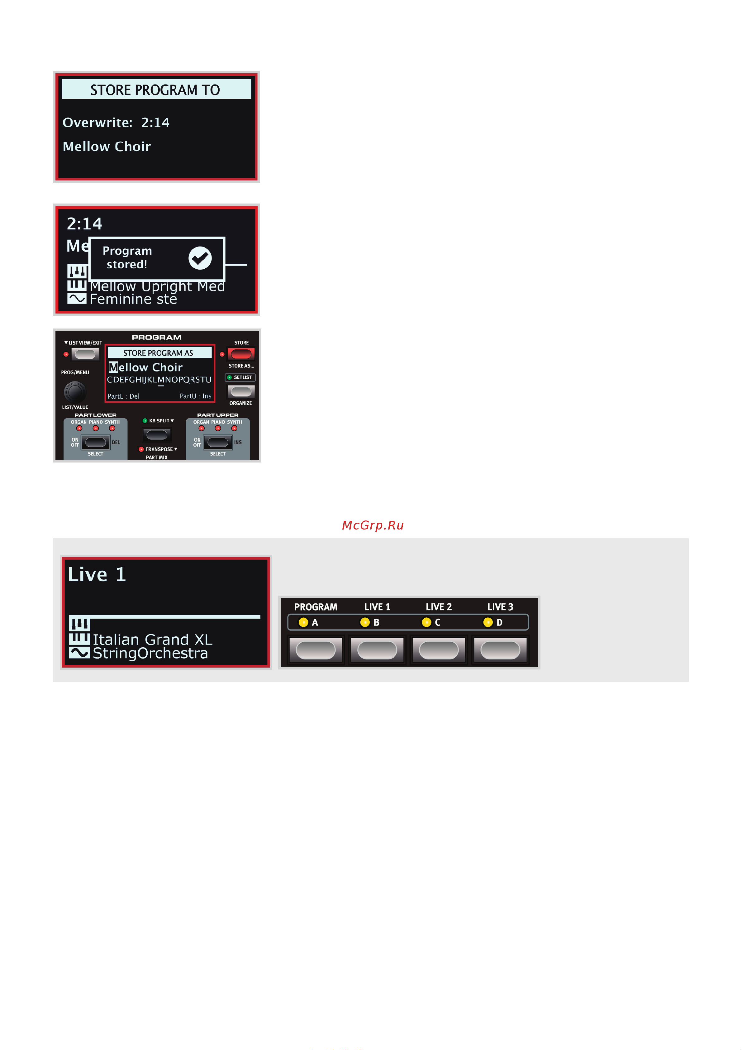 CLAVIA DMI AB CLAVIA NORD Electro 5D SW61 [6/24] Live programs