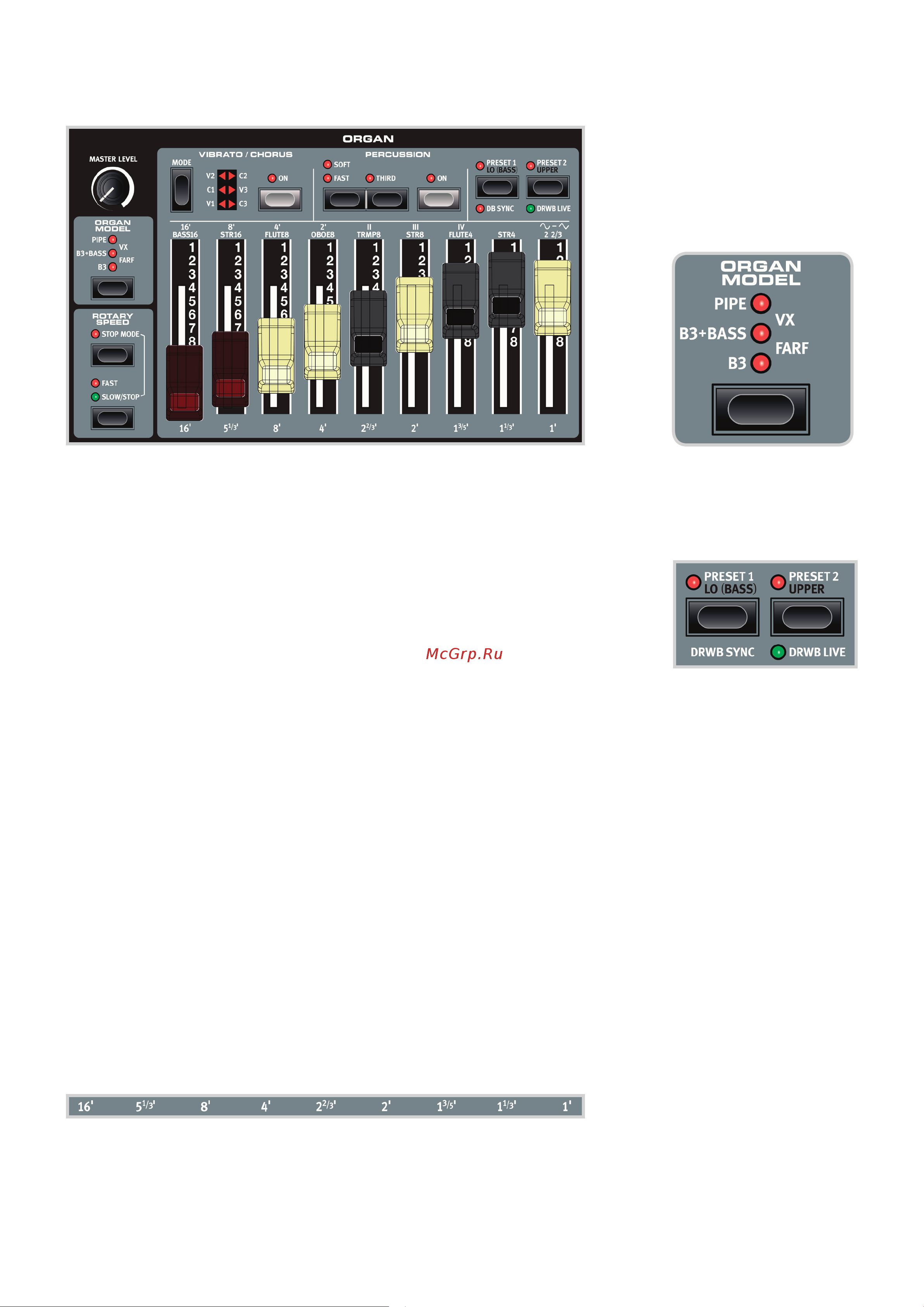 CLAVIA DMI AB CLAVIA NORD Electro 5D 73 [7/24] Preset 1 and 2