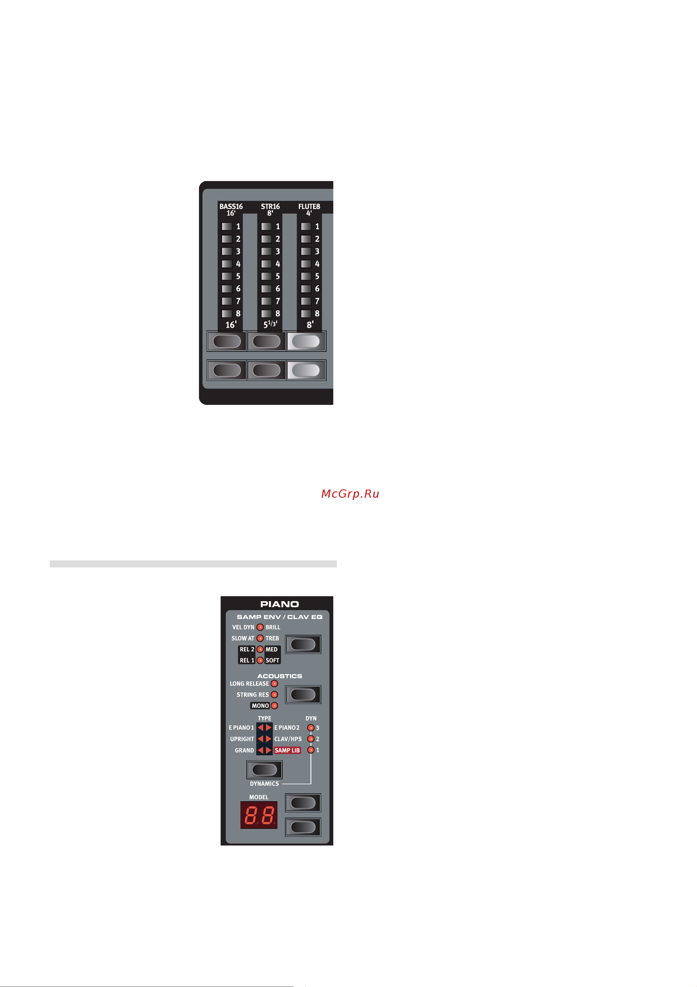CLAVIA DMI AB CLAVIA NORD Electro 4 SW73 [13/26] Piano section