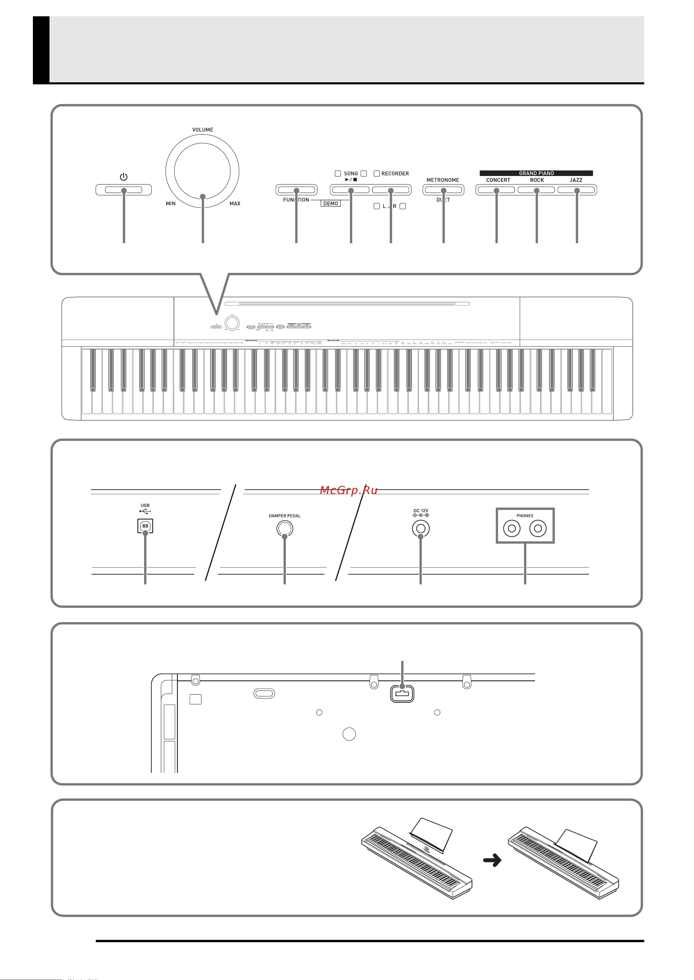 Casio PX-A100RD [4/38] Общие указания