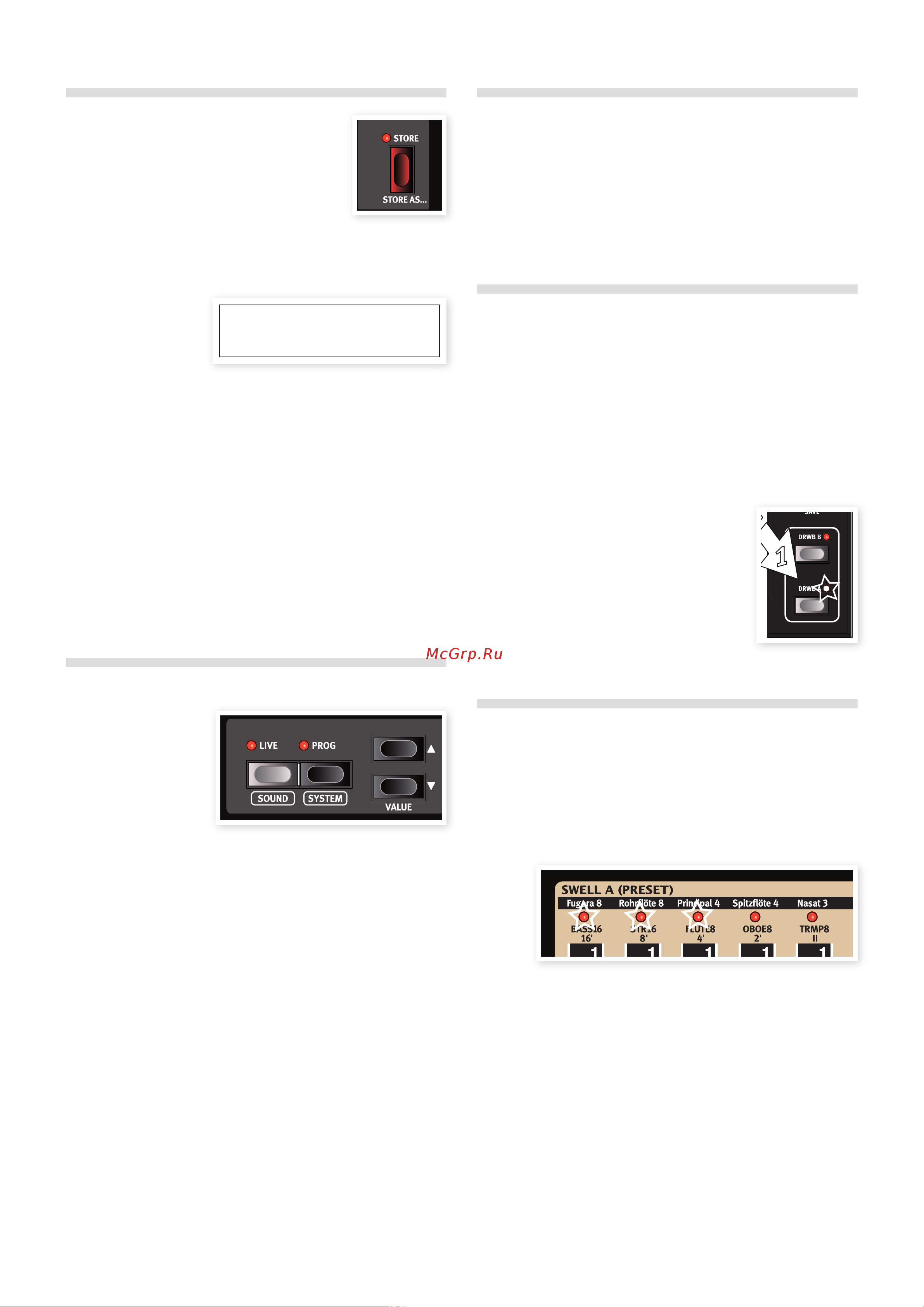 CLAVIA DMI AB CLAVIA NORD C2D Combo Organ [9/28] Chapter 4 getting started 9