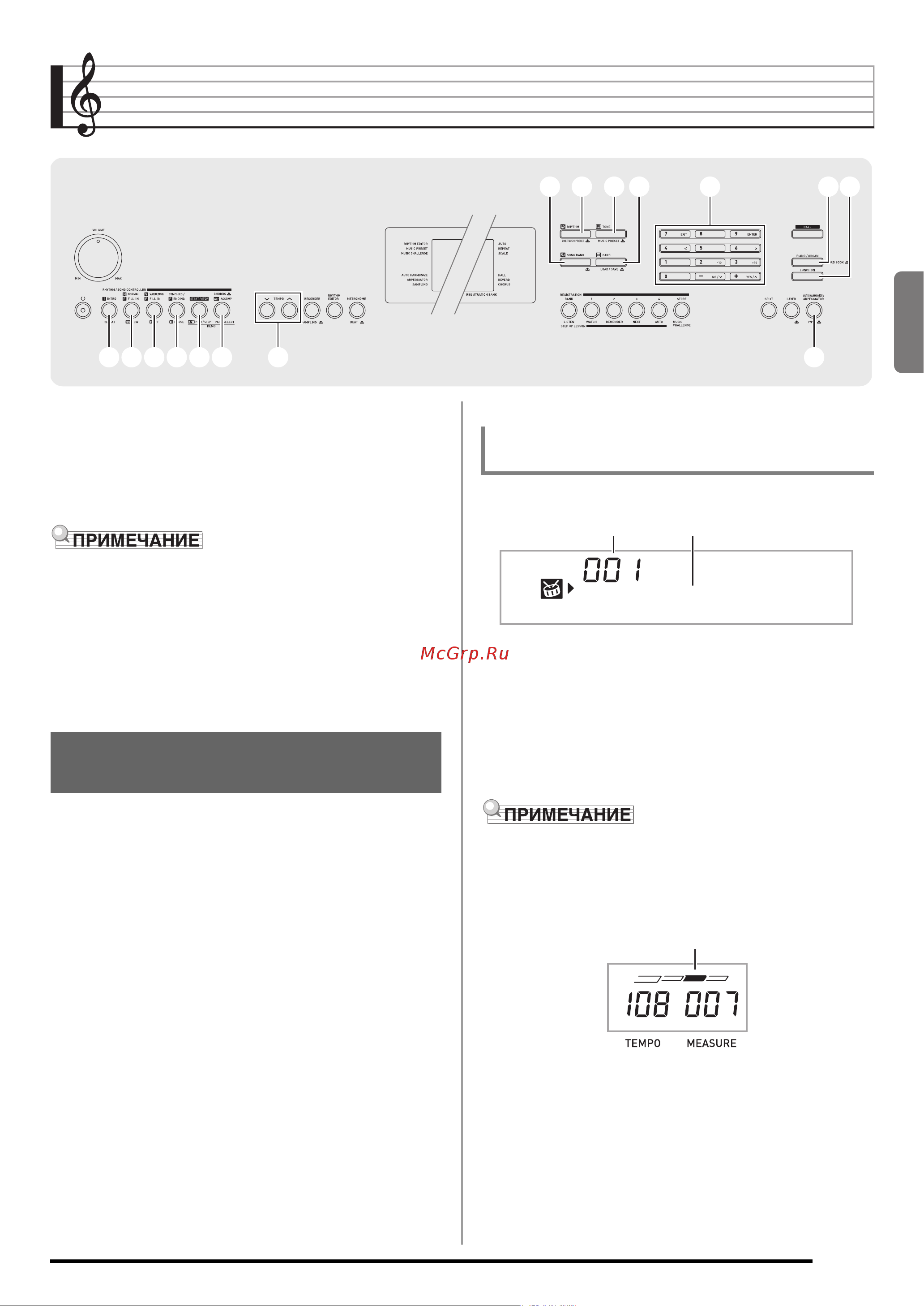 Casio CDP-230R SR [38/79] Русский