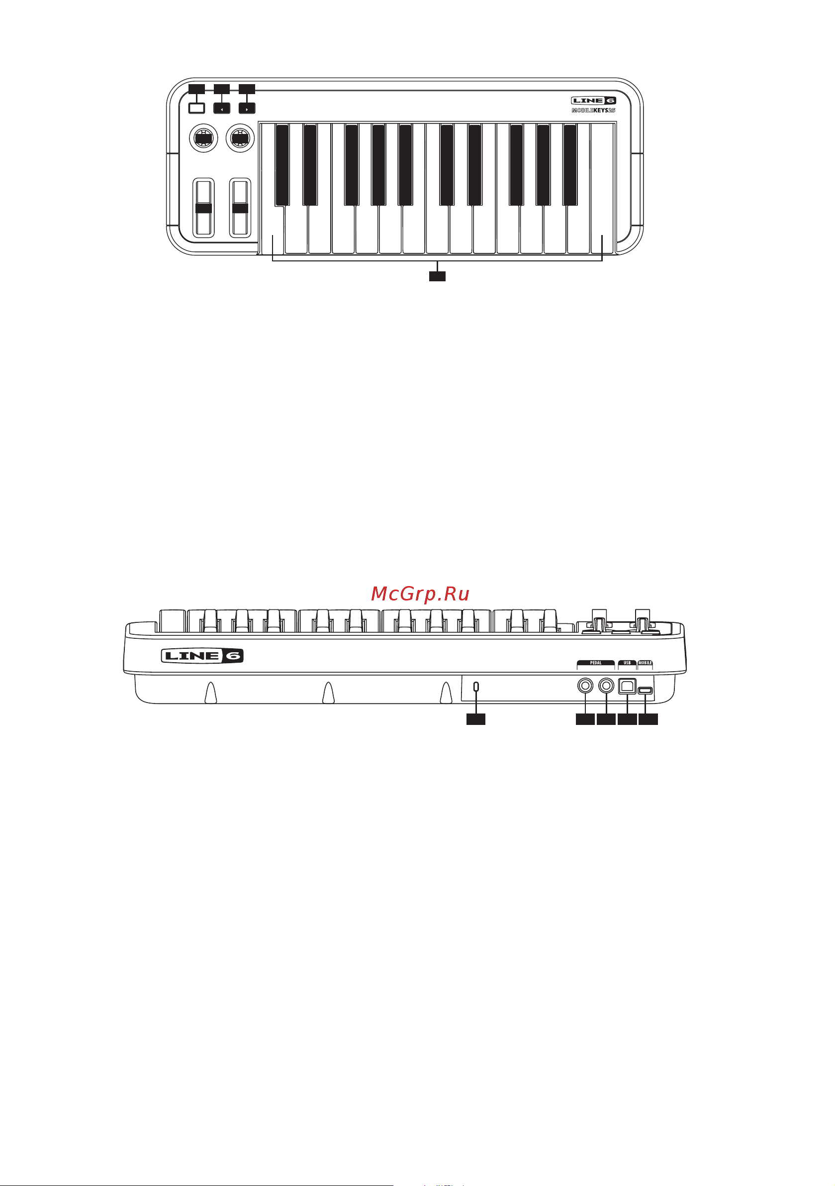 Noname LINE 6 Mobile Keys 25 Руководство по эксплуатации онлайн [4/10] 777319