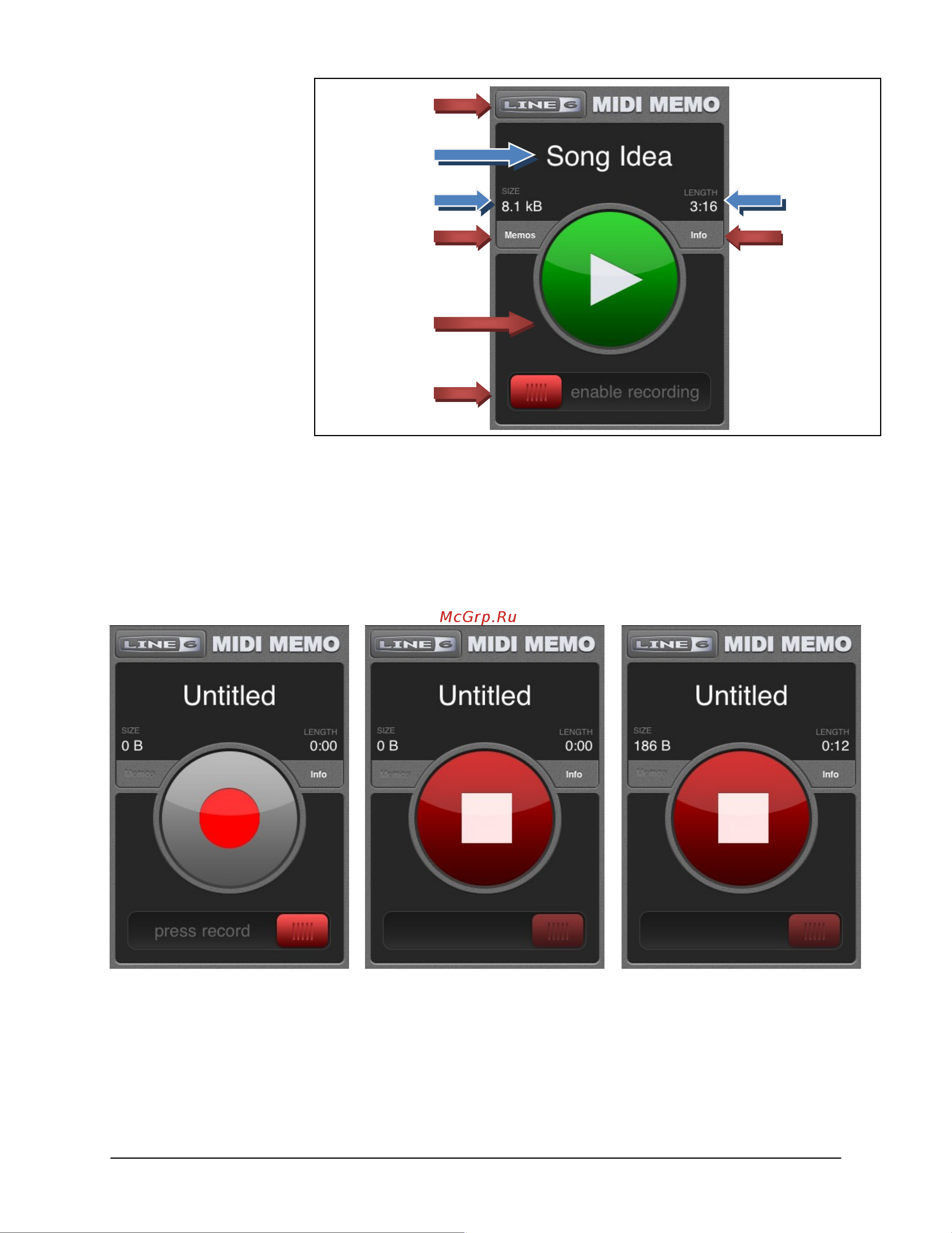 LINE 6 MIDI Mobilizer [7/12] Basic operation
