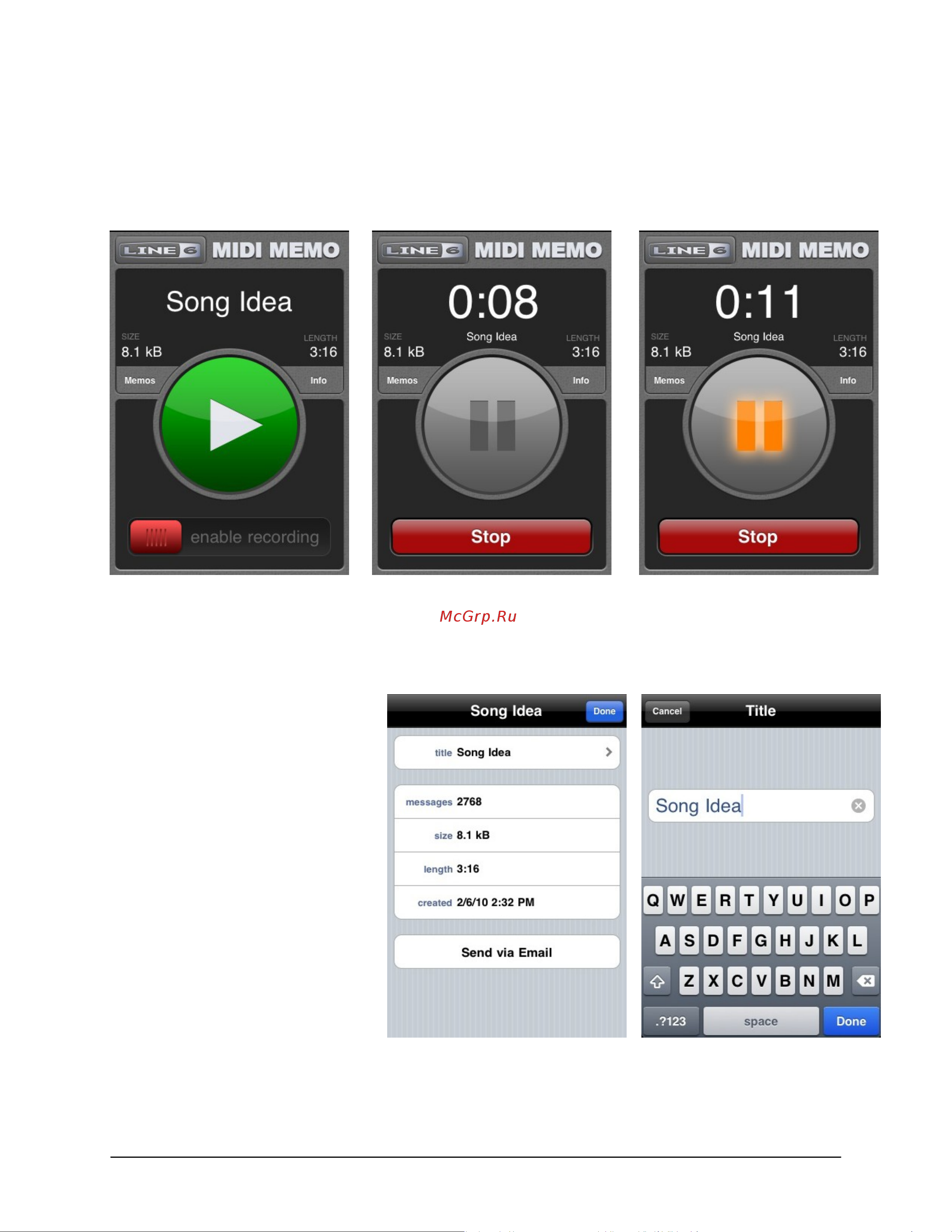 LINE 6 MIDI Mobilizer [8/12] Memo info