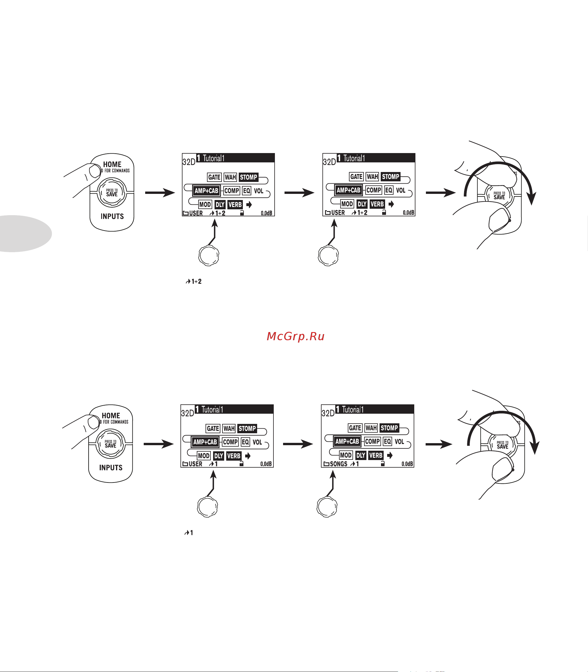 LINE 6 POD X3 [54/100] Recalling presets