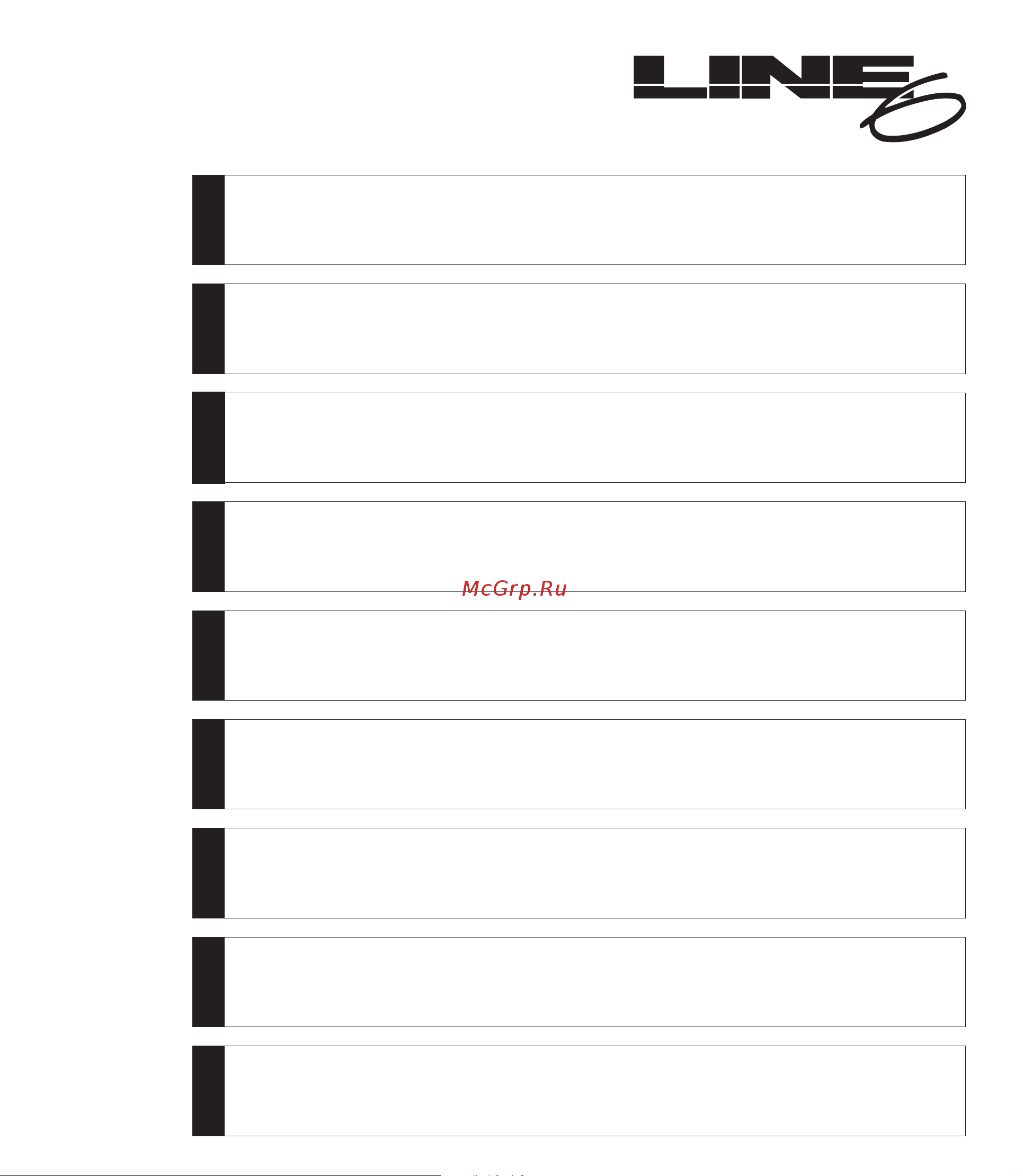 LINE 6 POD 2.0 [3/97] Bank 1 bank 2 bank 3 bank 4 bank 5 bank 6 bank 7 bank 8 bank 9