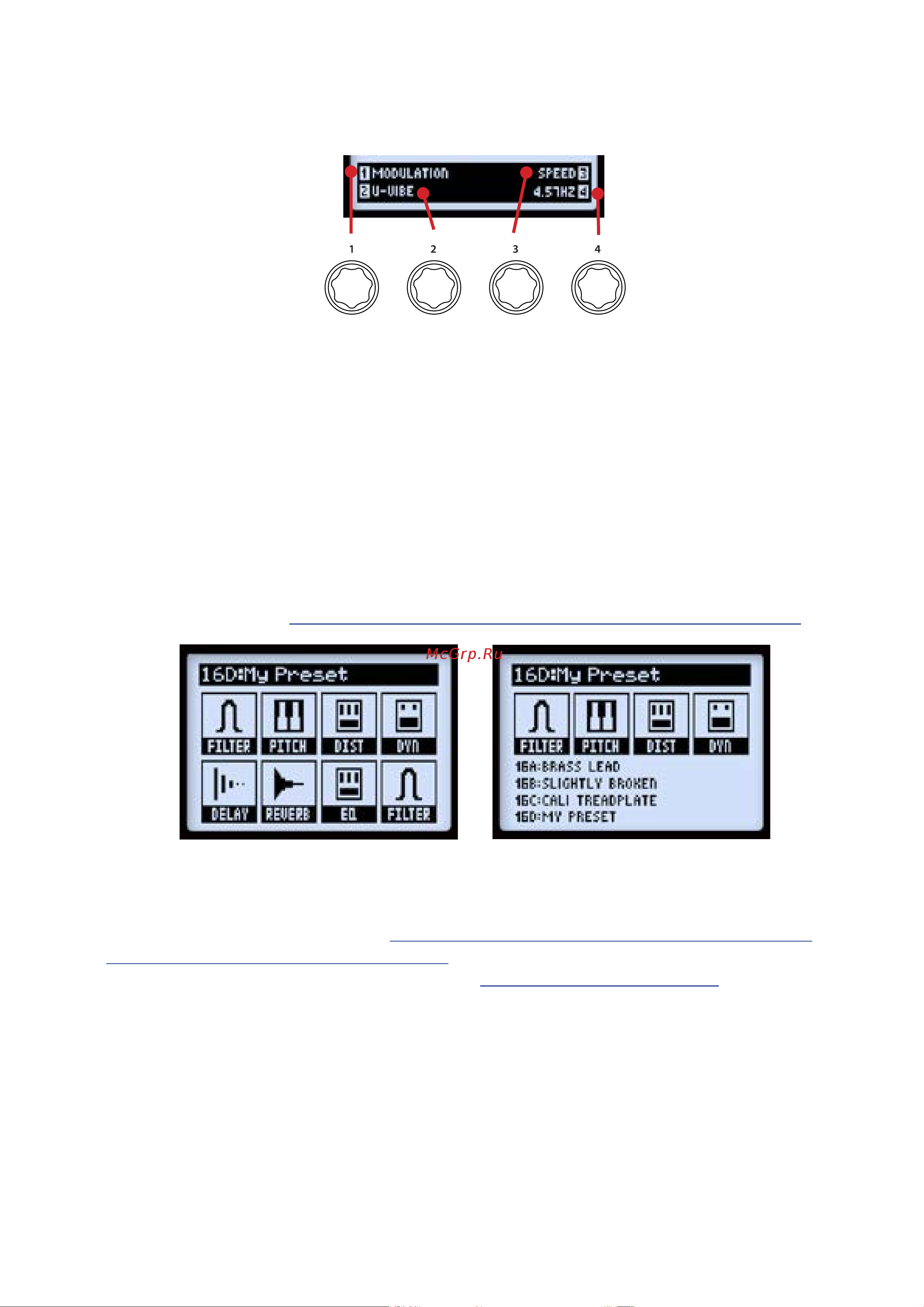 LINE 6 POD HD500X [5/92] Экран перформансов