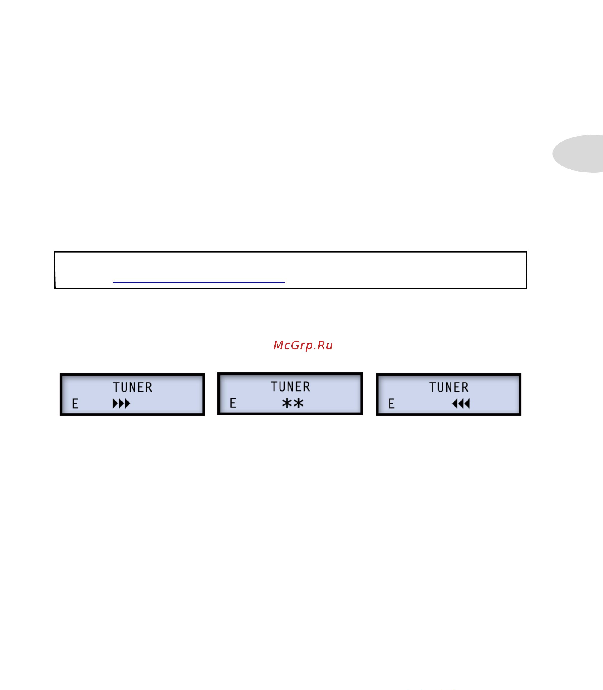 LINE 6 POD HD400 [11/83] Tuner mode