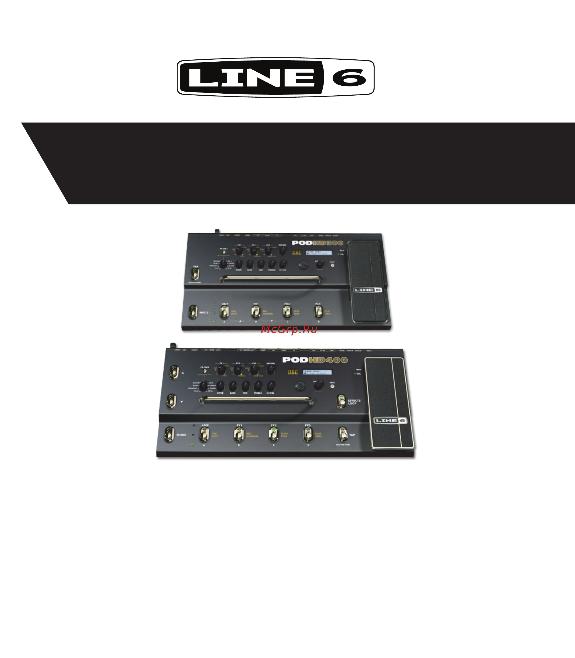 LINE 6 POD HD300 Руководство по эксплуатации онлайн