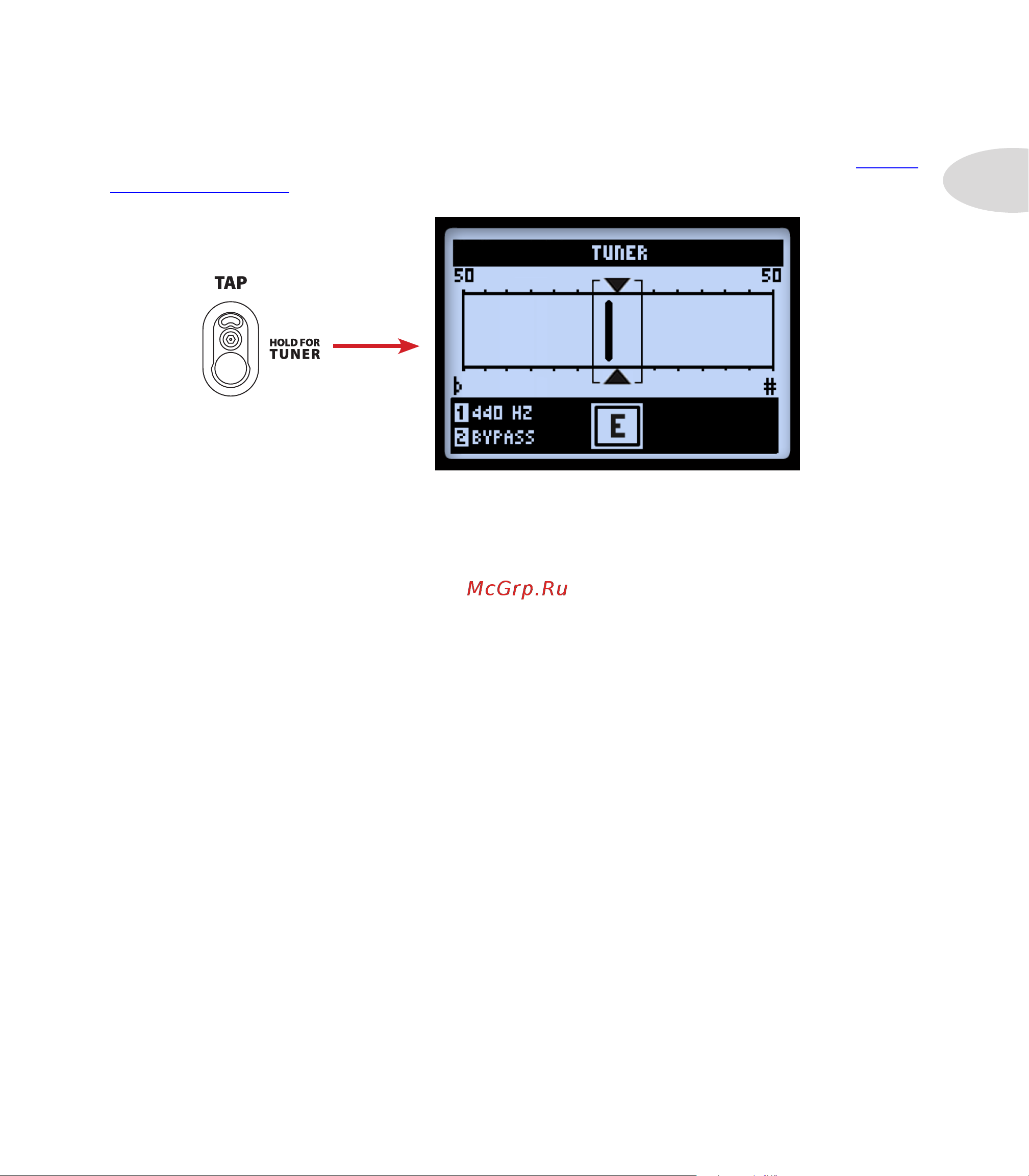 LINE 6 POD HD Pro [125/135] Tuner mode