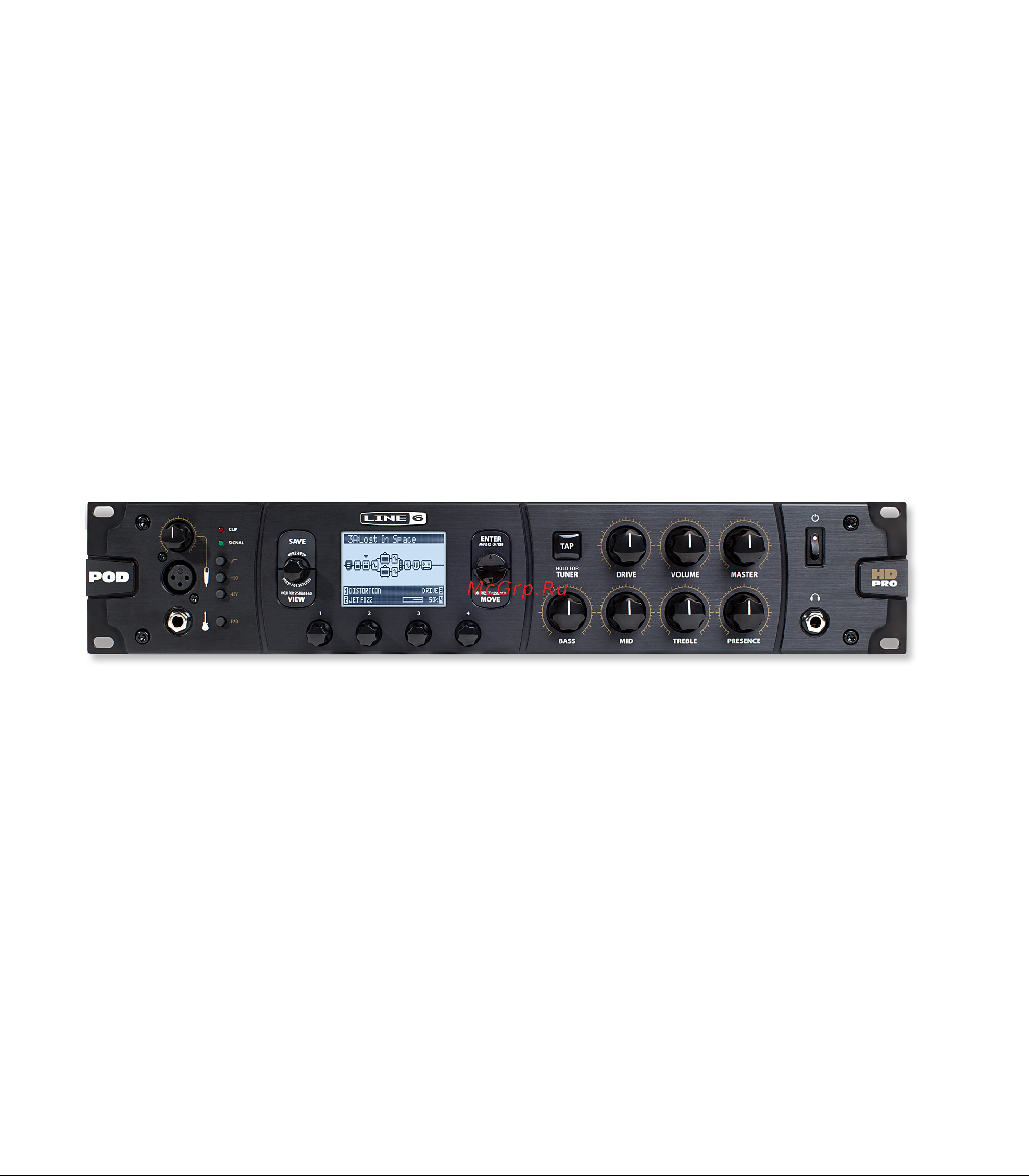 LINE 6 POD HD Pro Руководство по эксплуатации онлайн [135/135] 777362