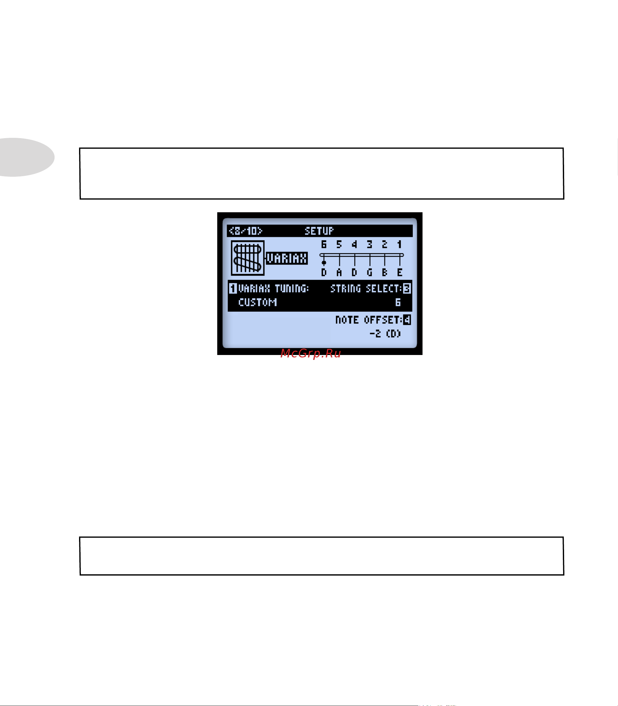 LINE 6 POD HD Pro [26/135] Page 8 james tyler variax tuning options