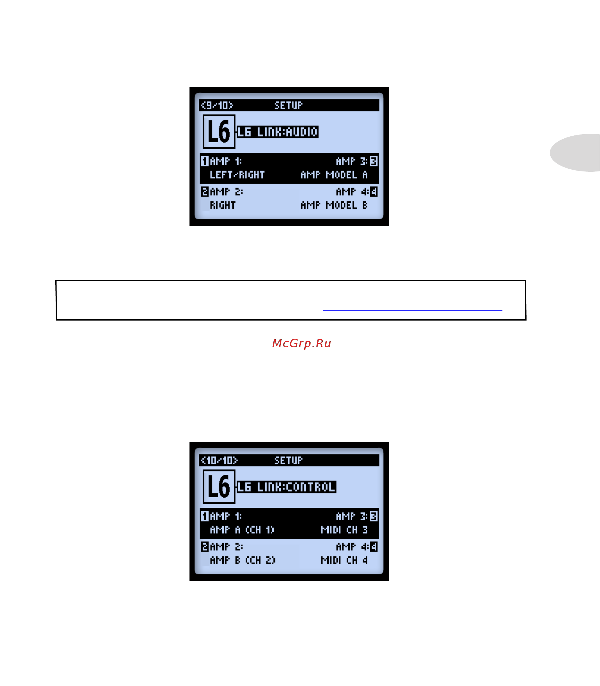 LINE 6 POD HD Pro [27/135] Page 9 setup l6 link audio