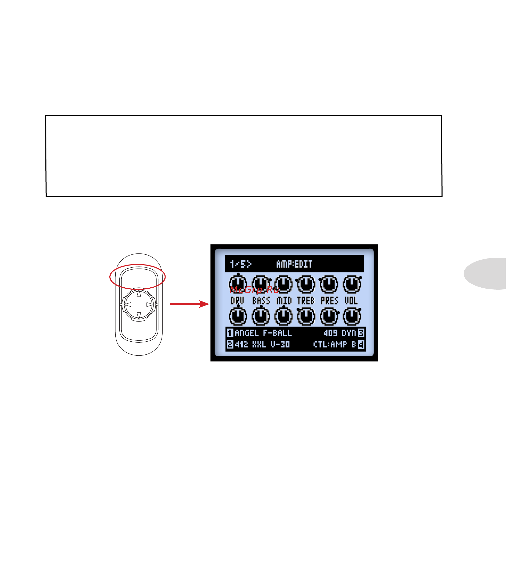 LINE 6 POD HD Pro [55/135] Amp cab edit display