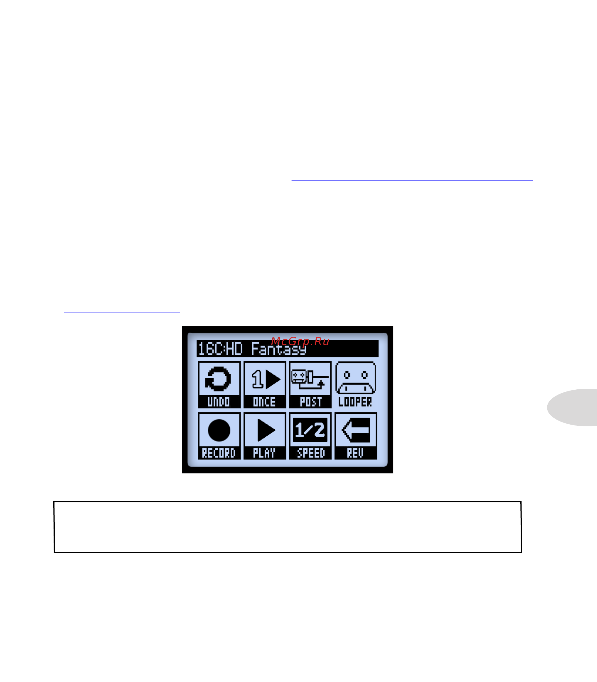 LINE 6 POD HD Pro [81/135] Looper mode