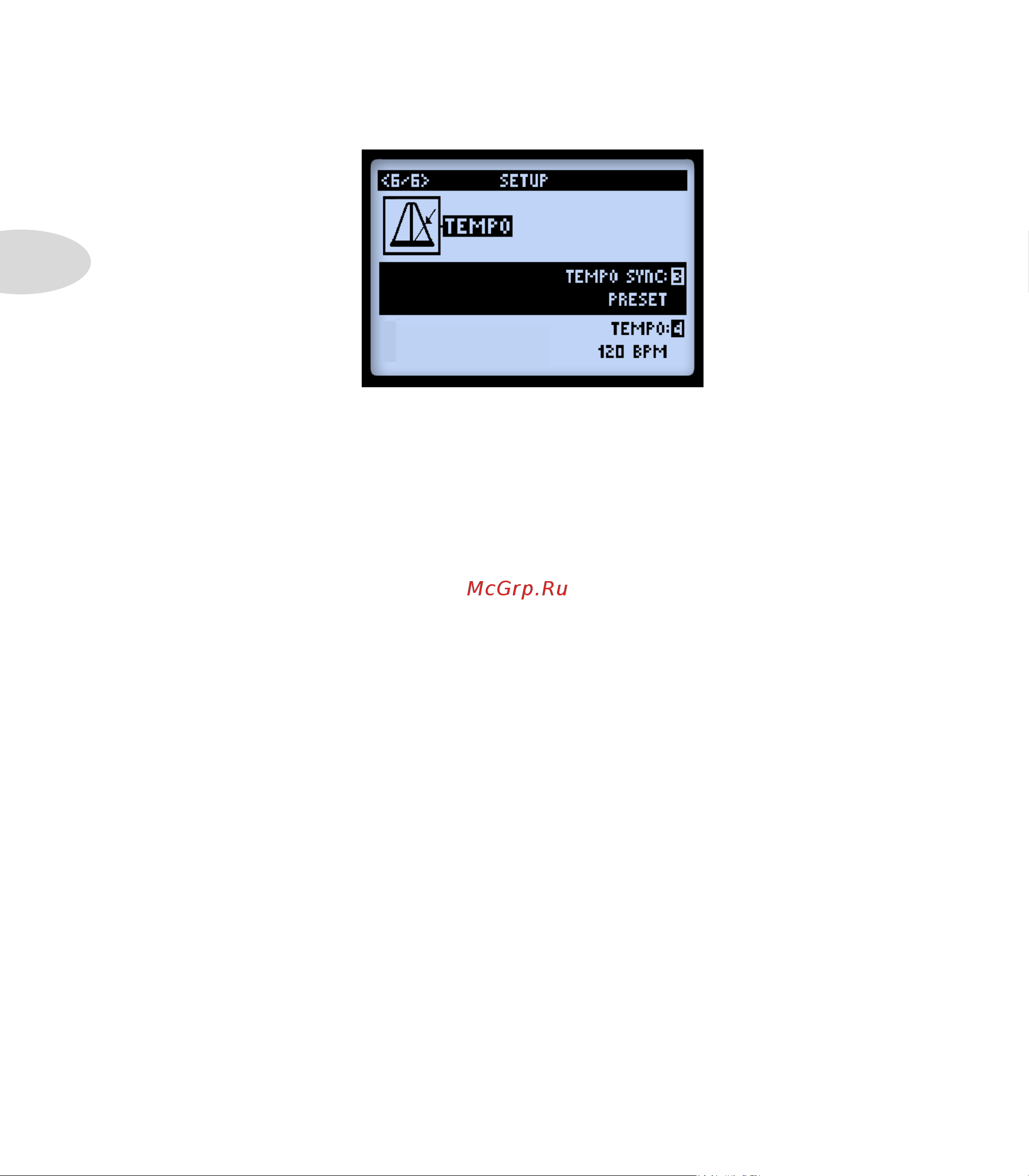 LINE 6 POD HD Desktop [20/113] Page 6 tempo options