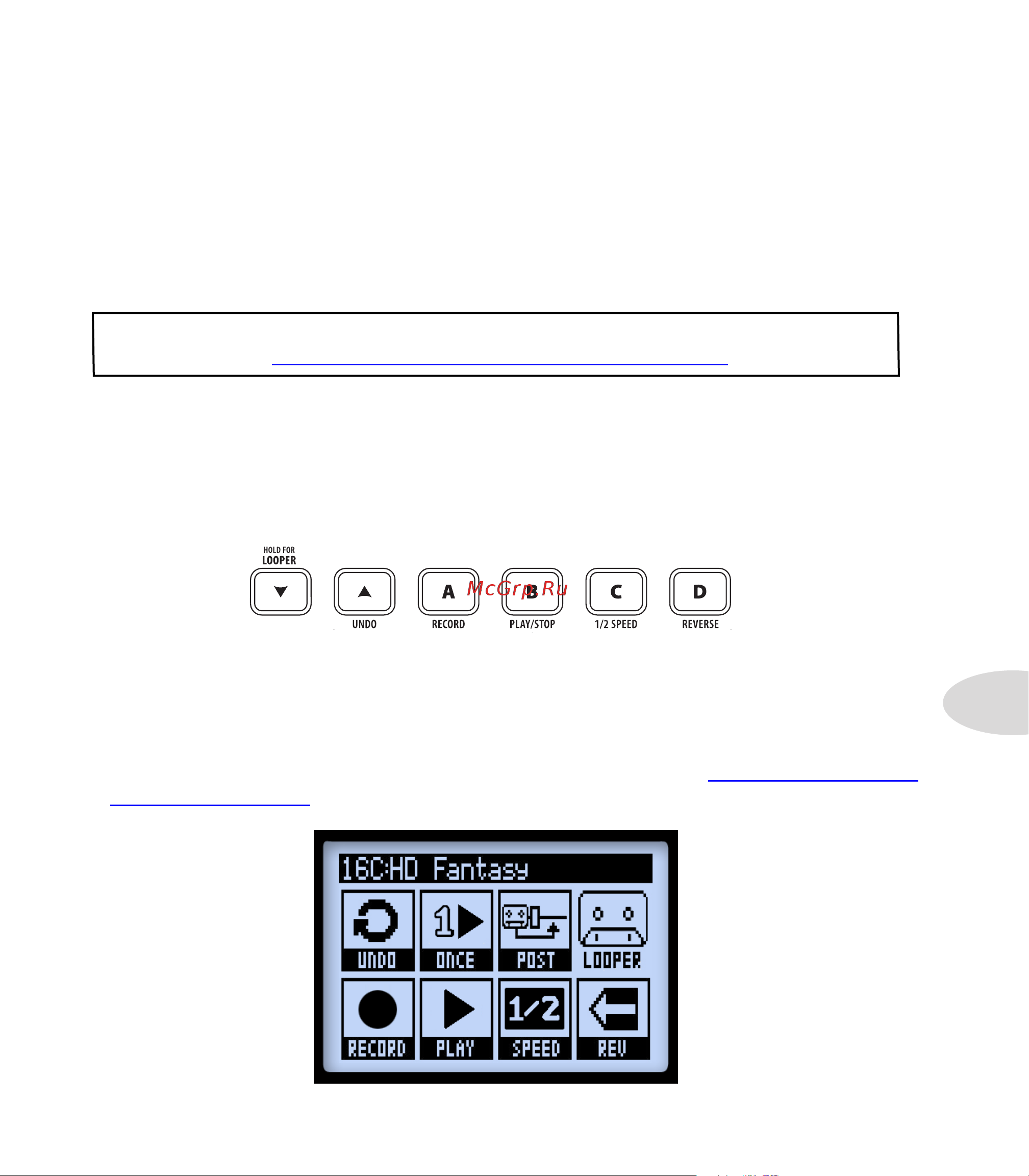 LINE 6 POD HD Desktop [69/113] Looper mode