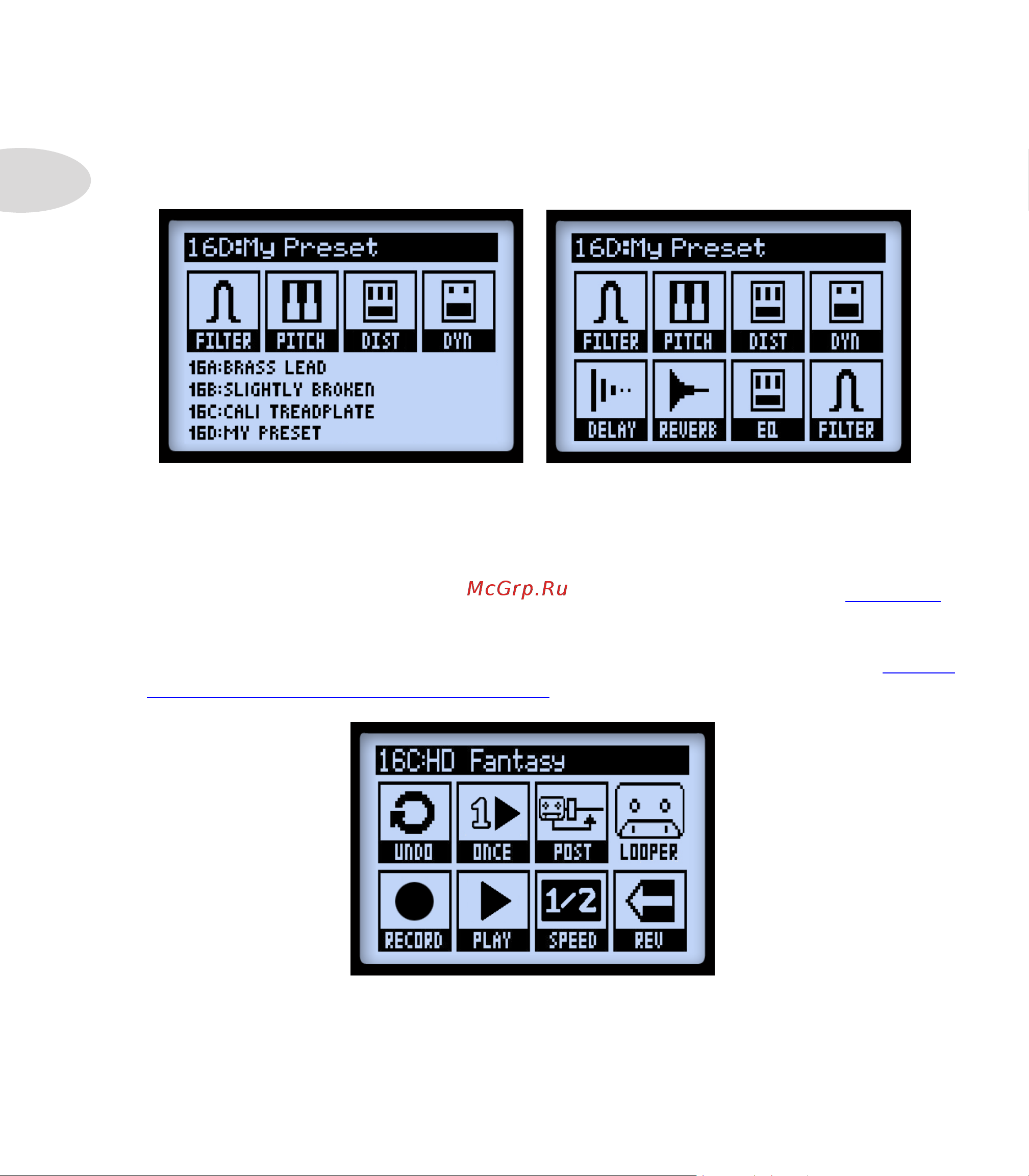 LINE 6 POD HD Desktop [94/113] Pod hd performance view screens