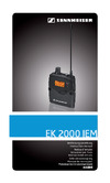 Sennheiser EK 2000 IEM-GW-X Руководство по эксплуатации
