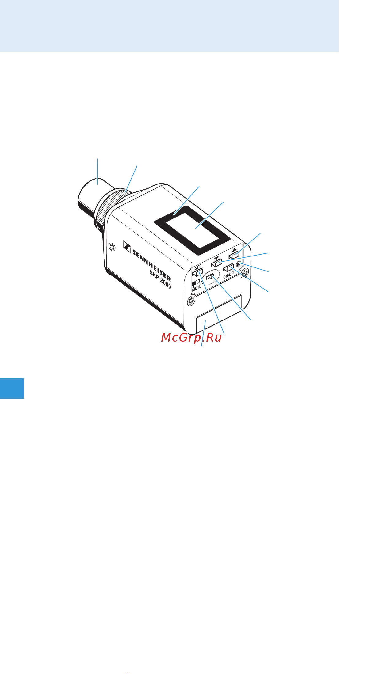 Sennheiser SKP 2000 [8/26] Общий вид
