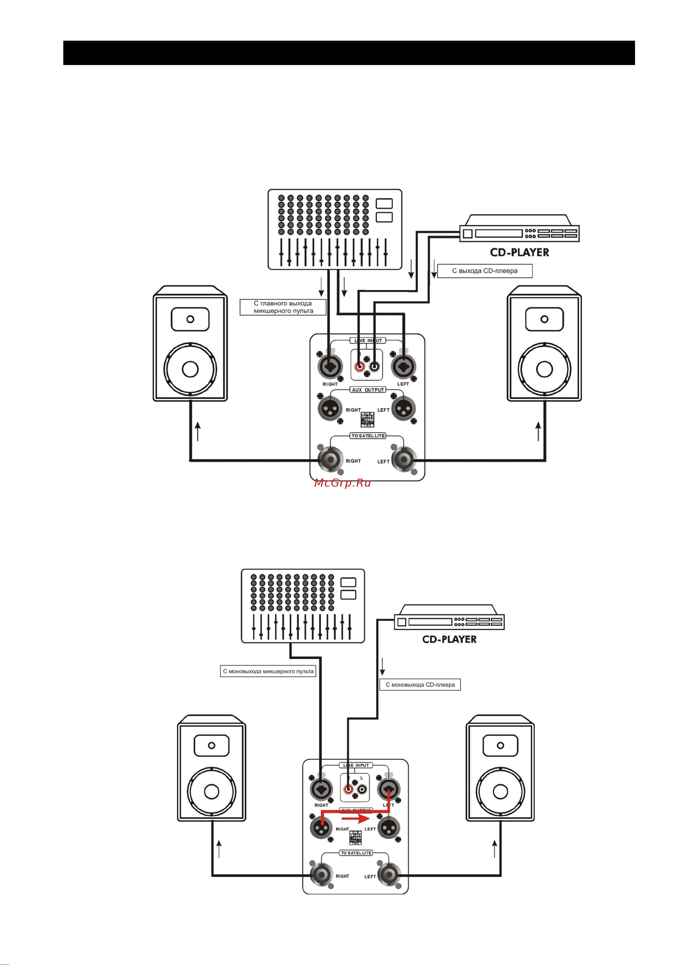 EUROSOUND FREE SOUND FOCUS-LITE 15 [5/8] Схемы подключения