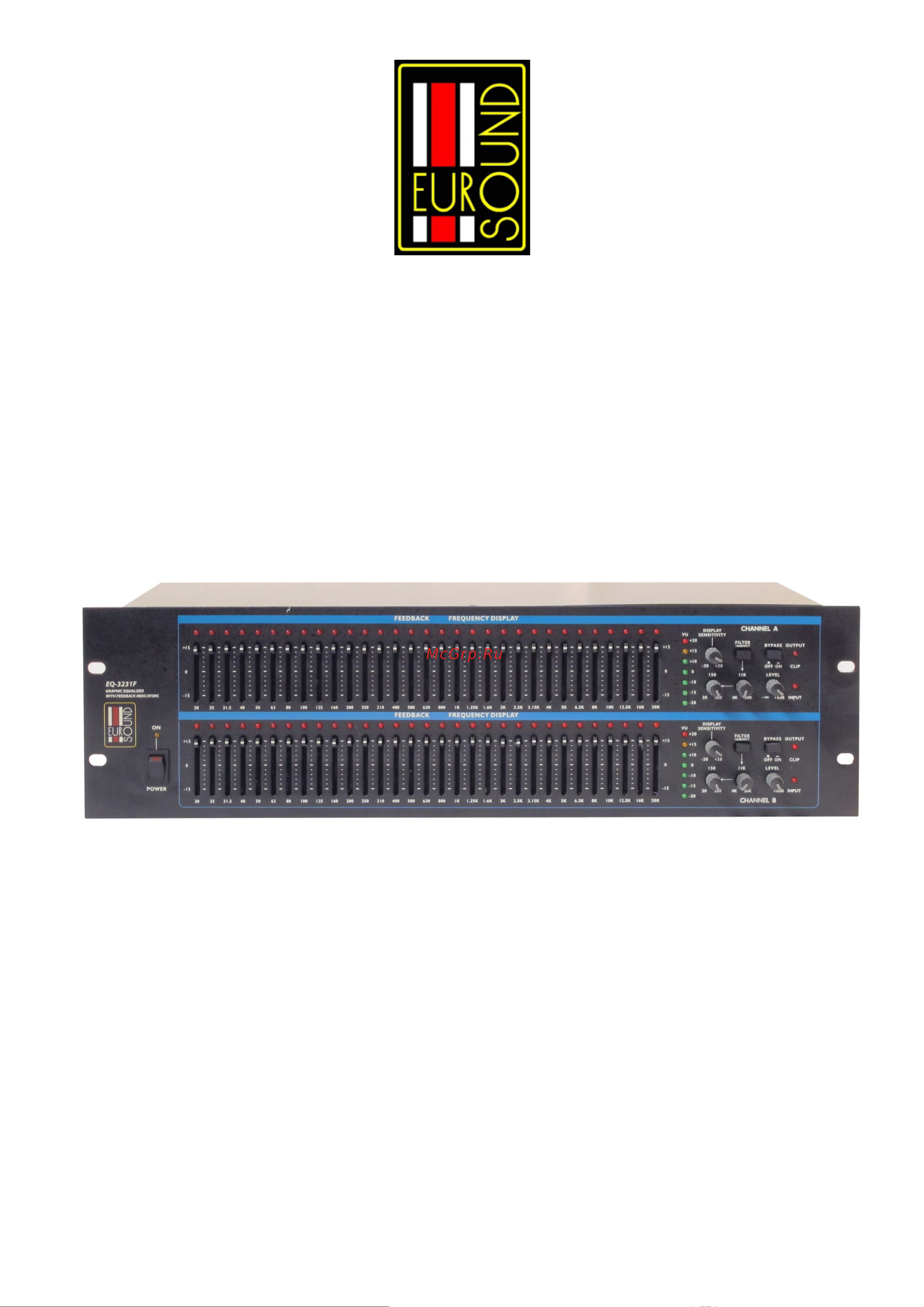EUROSOUND EQ-3231F Руководство по эксплуатации онлайн
