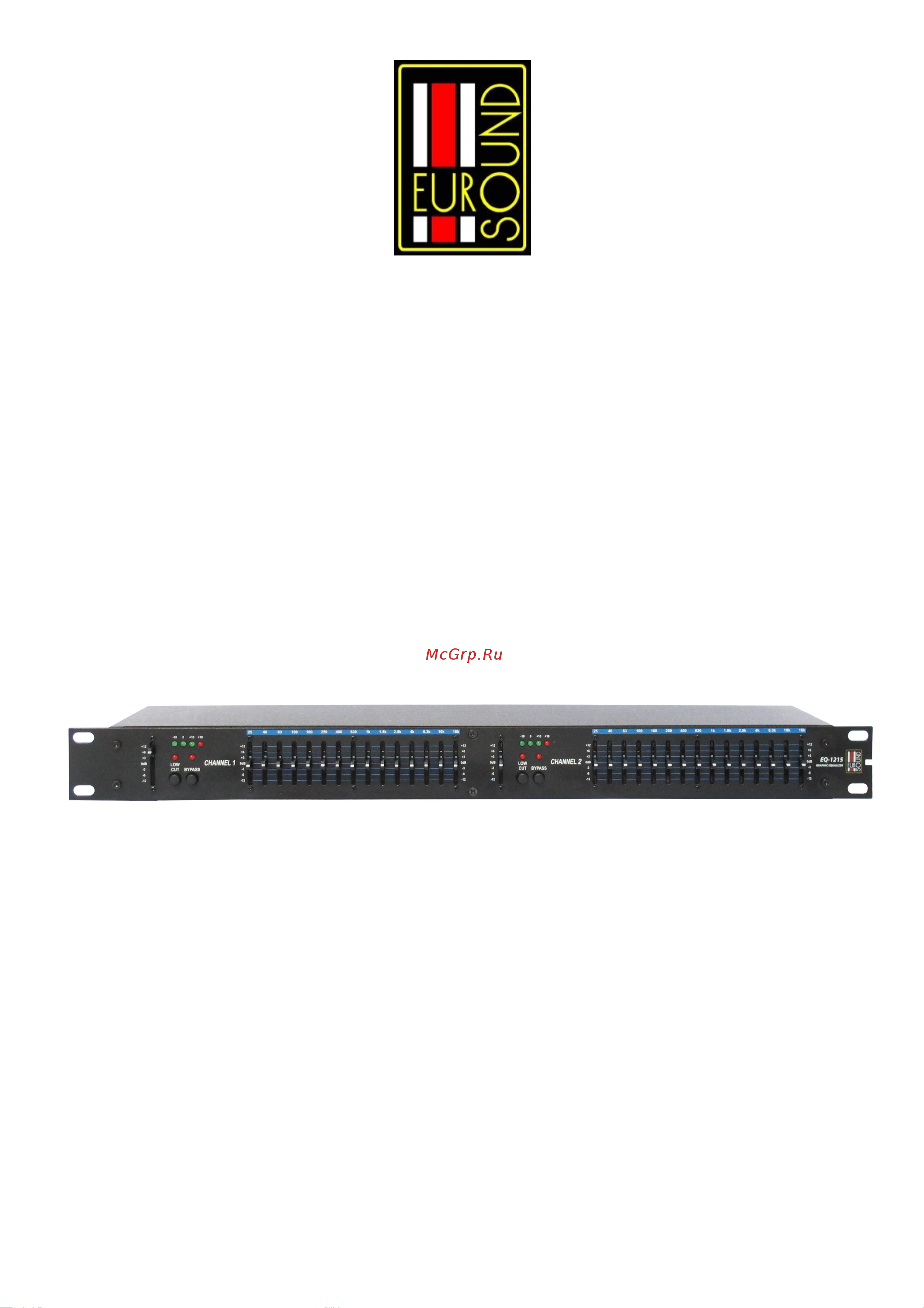 EUROSOUND EQ-1215 Руководство по эксплуатации онлайн