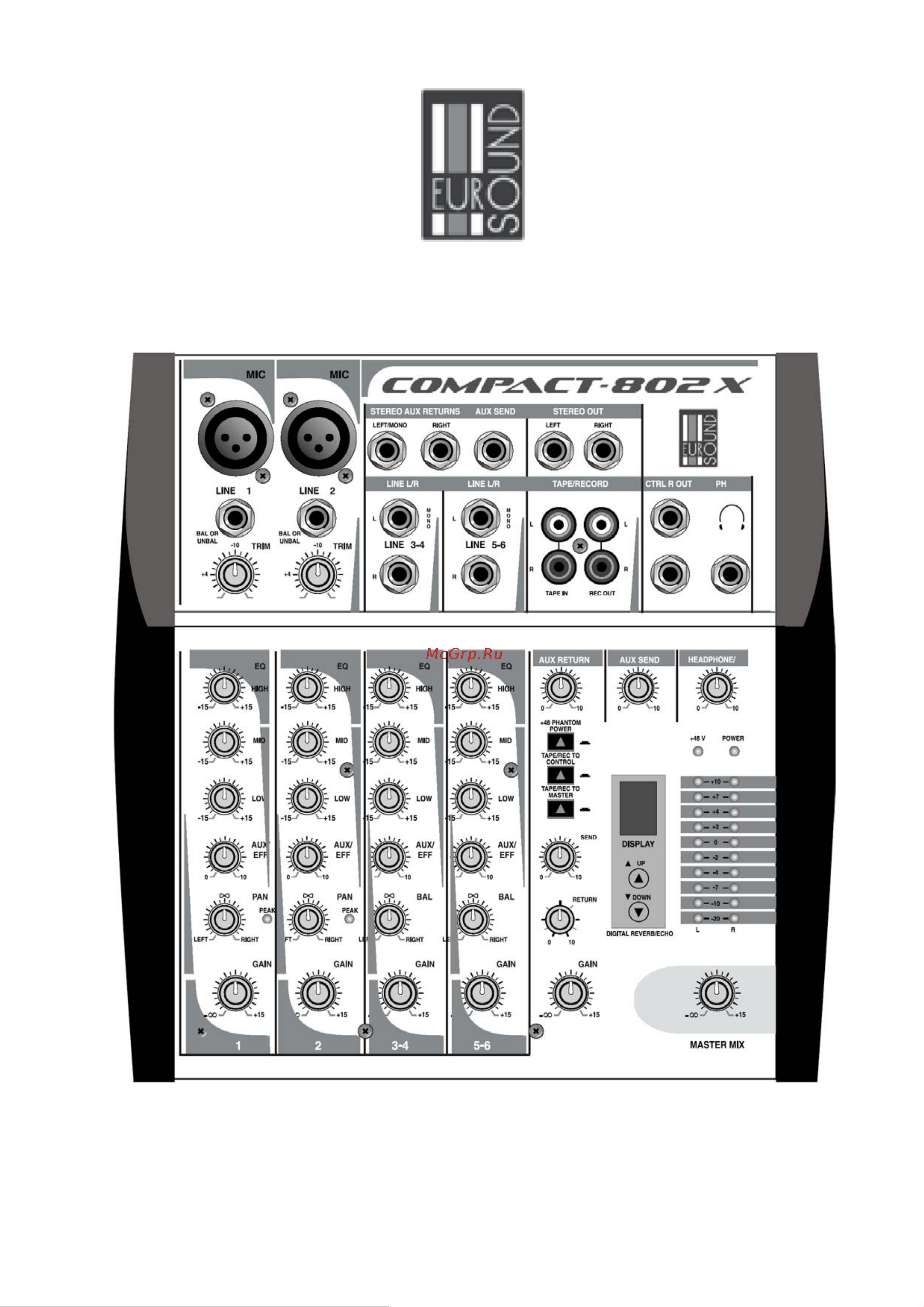 EUROSOUND Compact-802X Руководство по эксплуатации онлайн