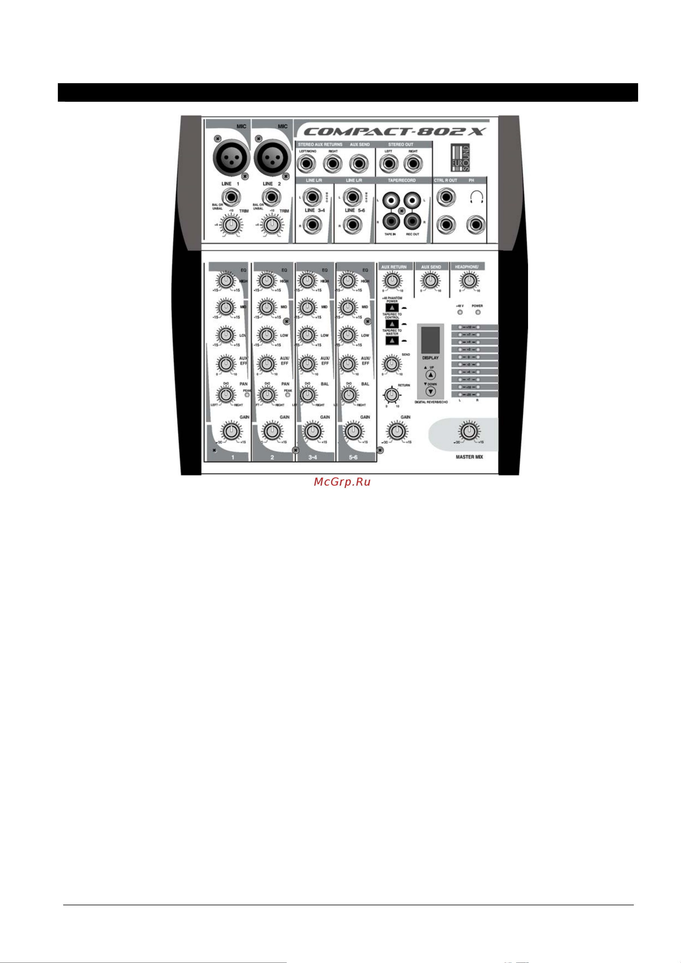 EUROSOUND Compact-802X [4/14] Особенности