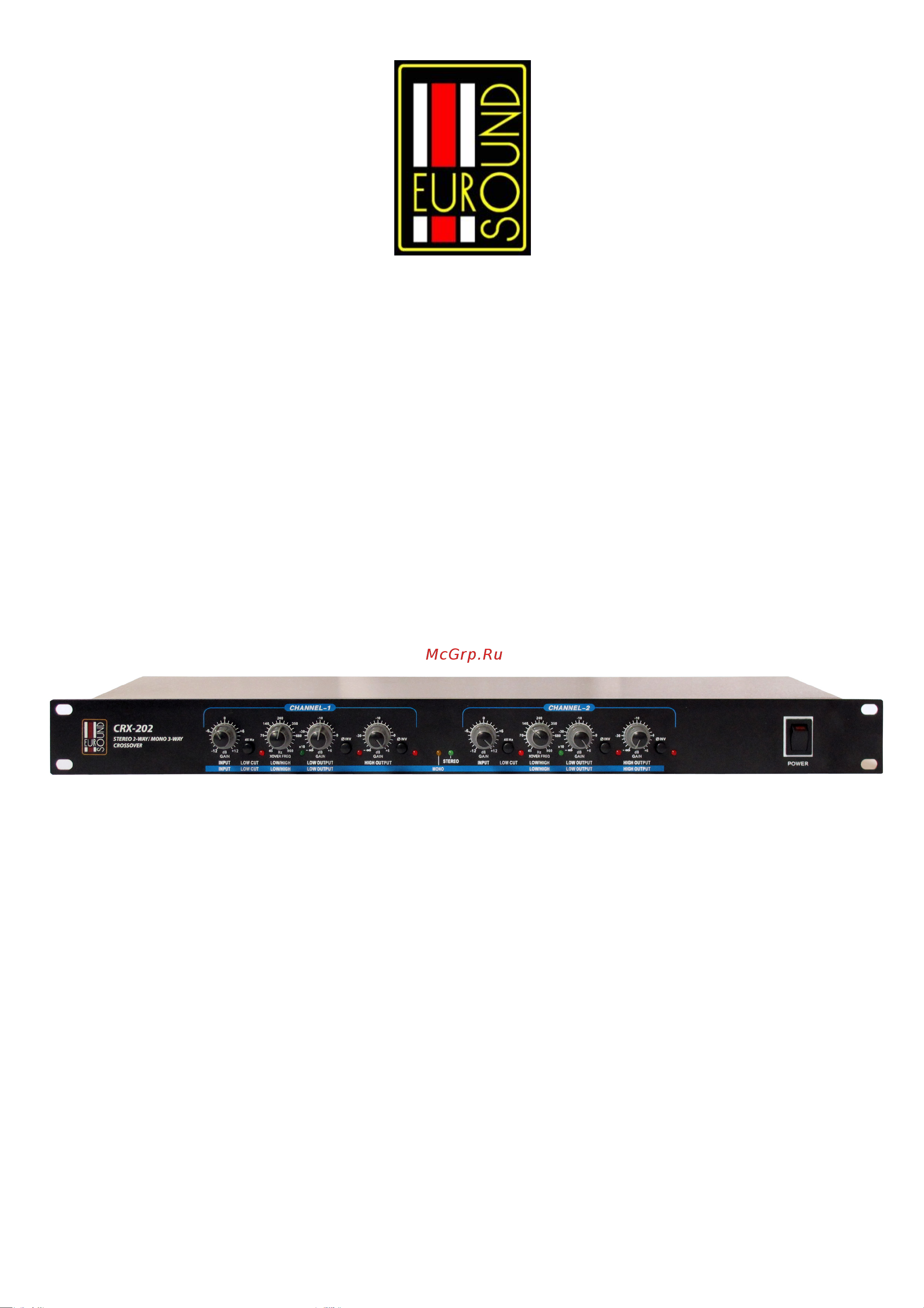 EUROSOUND CRX-202 Руководство по эксплуатации онлайн