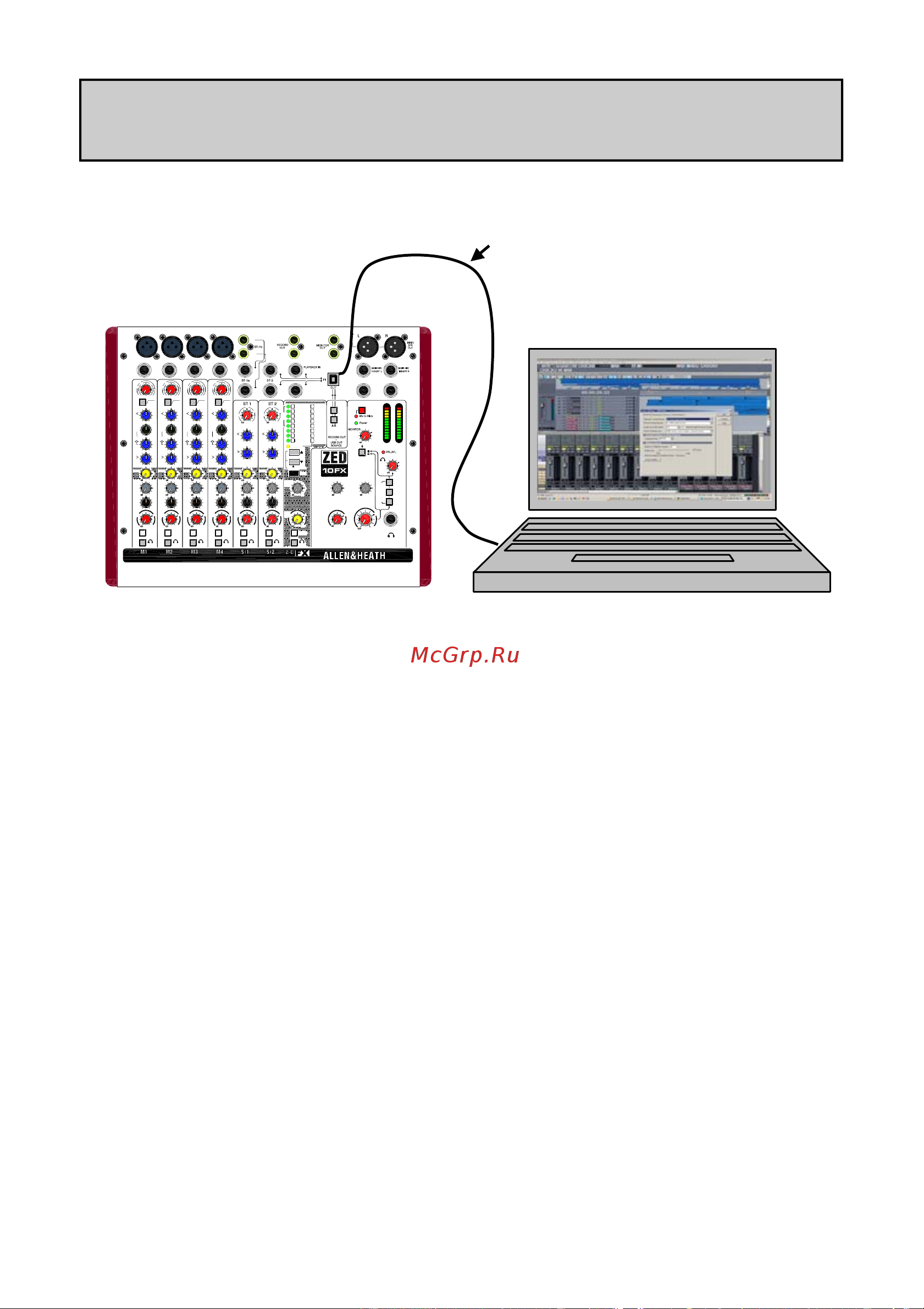 ALLEN & HEATH ZED-10FX [24/28] Aux mix