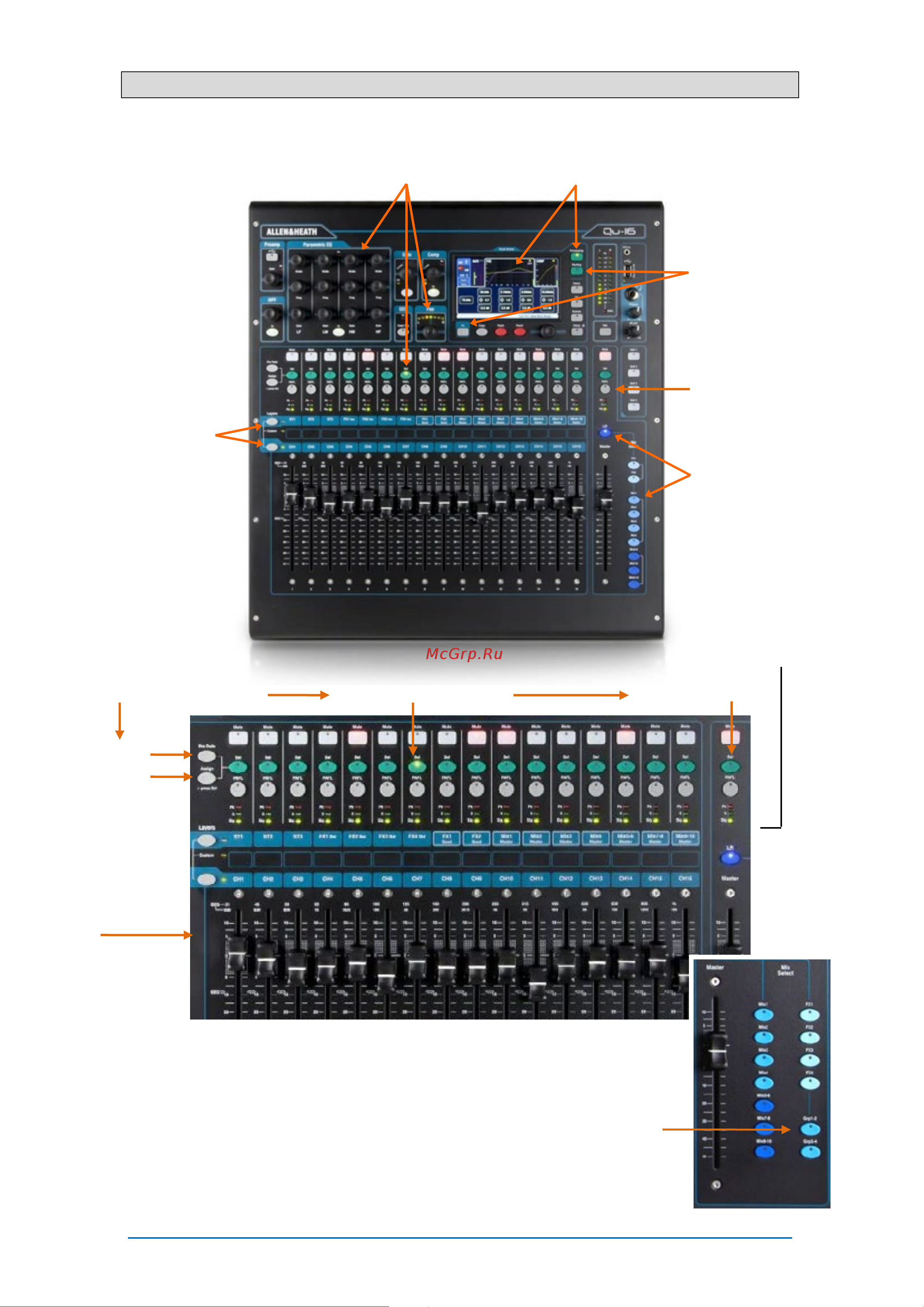 ALLEN & HEATH Qu-Pac [17/22] Микширование с qu 16 qu 24 и qu 32