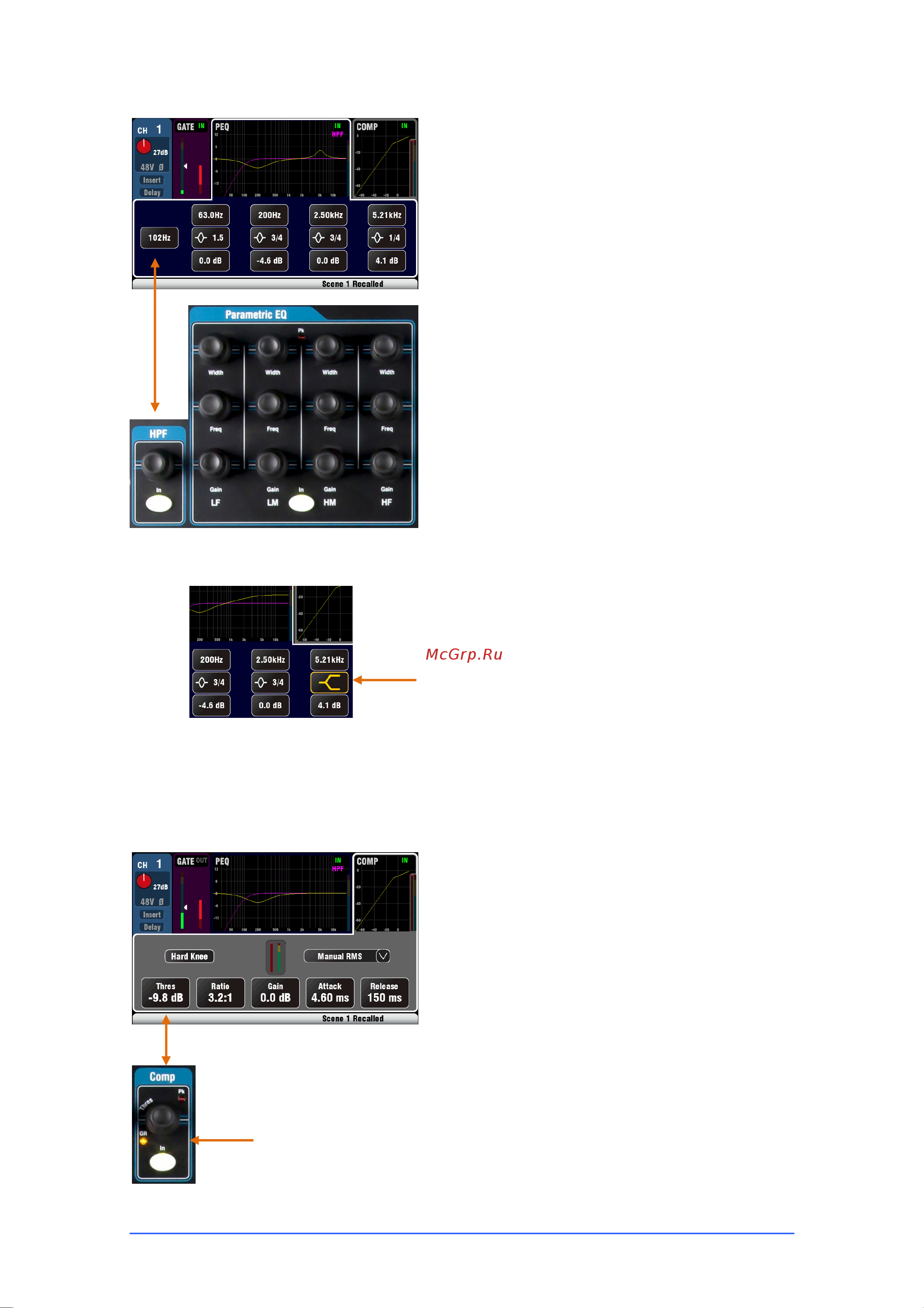 Allen&Heath ALLEN & HEATH Qu-16 [19/53] Фильтр отсечки нч