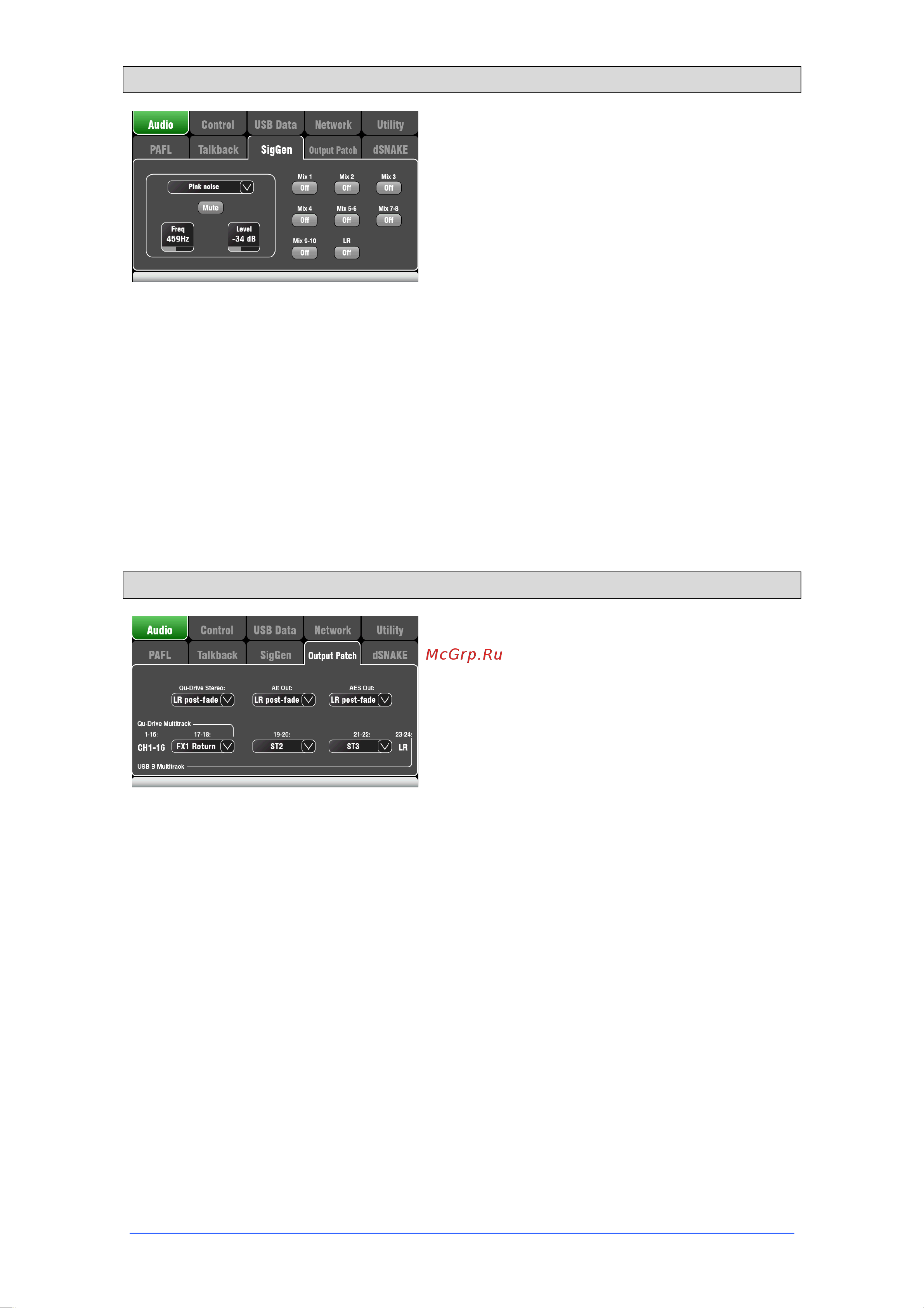 Allen&Heath ALLEN & HEATH Qu-16 [39/53] Output patching
