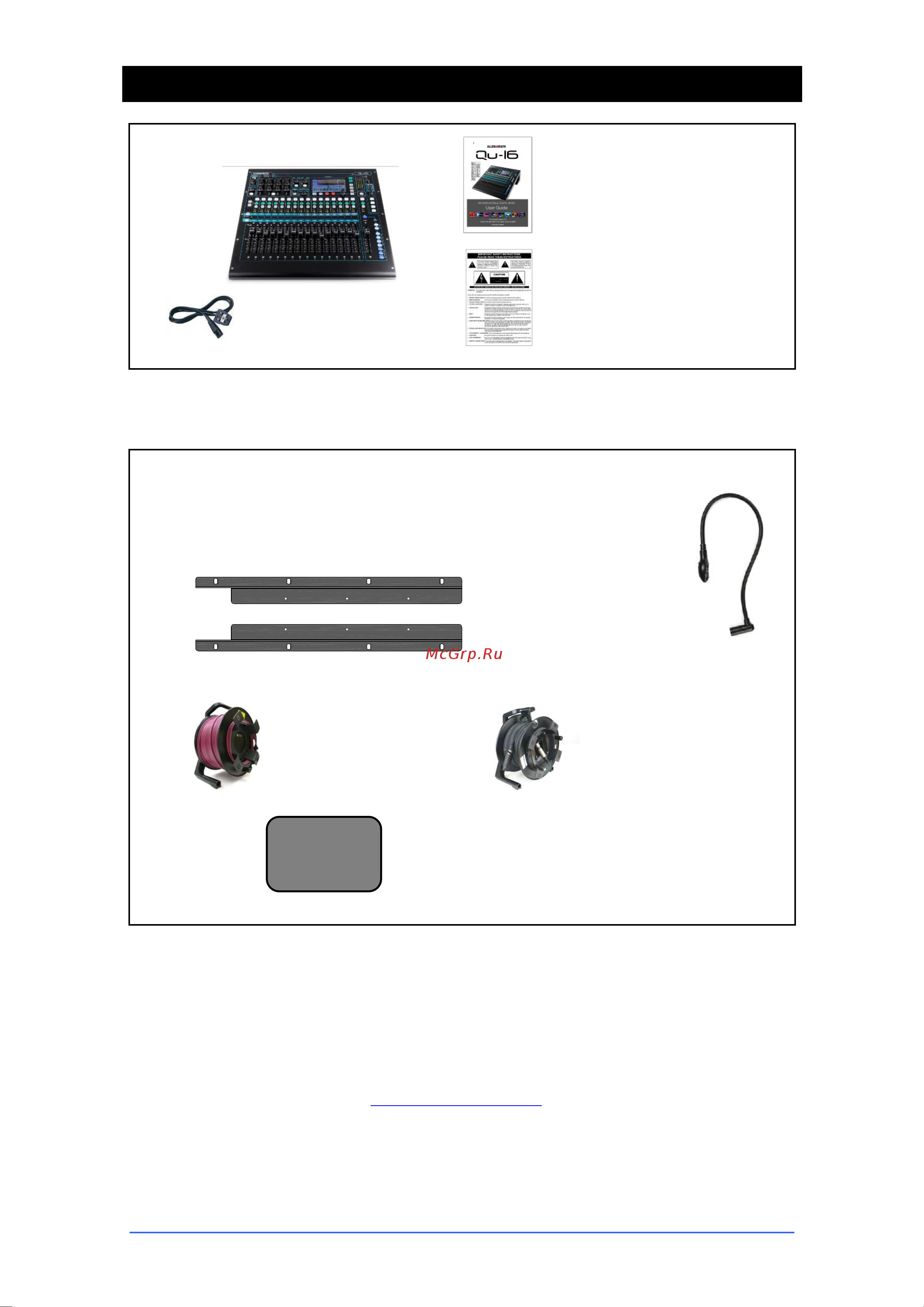 Allen&Heath ALLEN & HEATH Qu-16 [5/53] Accessories available