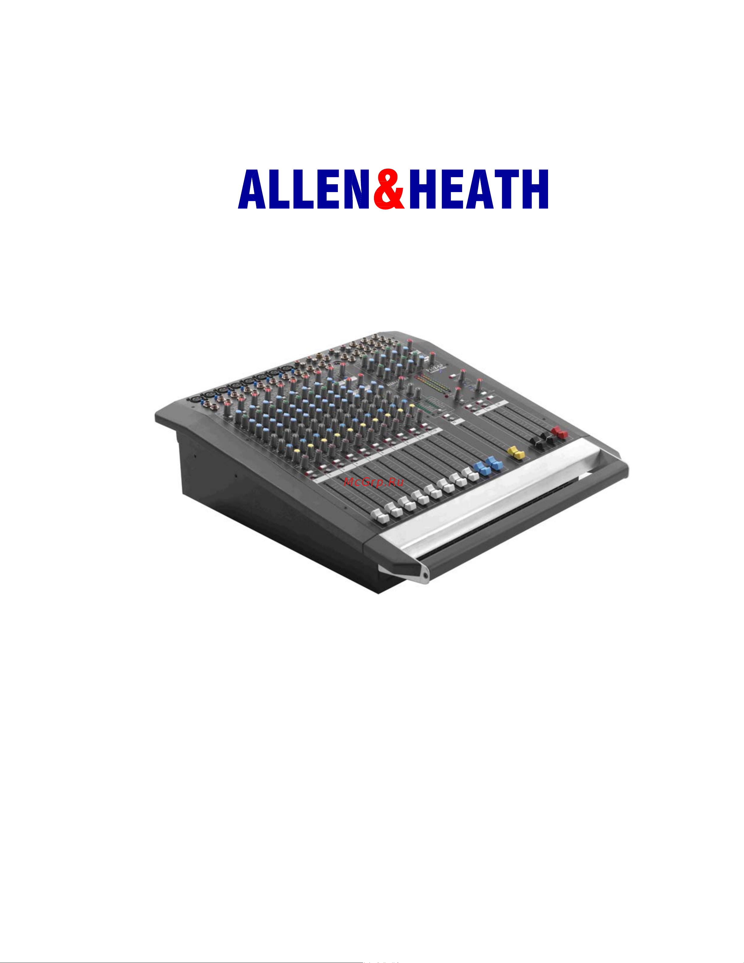 Allen&Heath ALLEN & HEATH PA20-CP Руководство по эксплуатации онлайн
