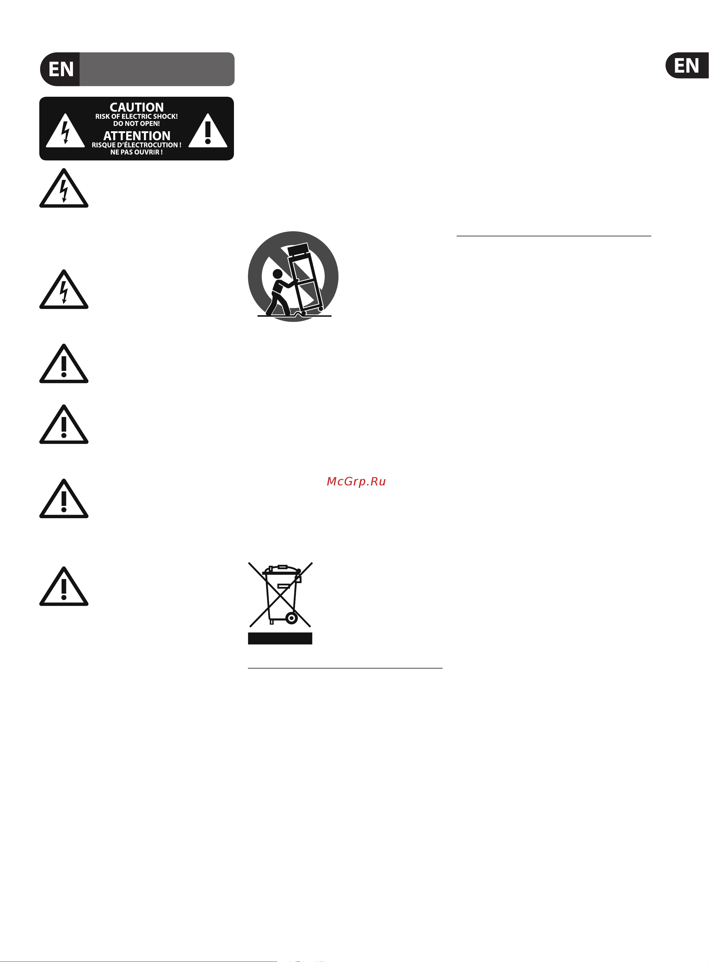 Behringer ULTRA-DI PRO DI4000 [3/9] Important safety instructions