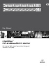 Behringer POWERPLAY PRO-8 HA8000 Руководство по эксплуатации