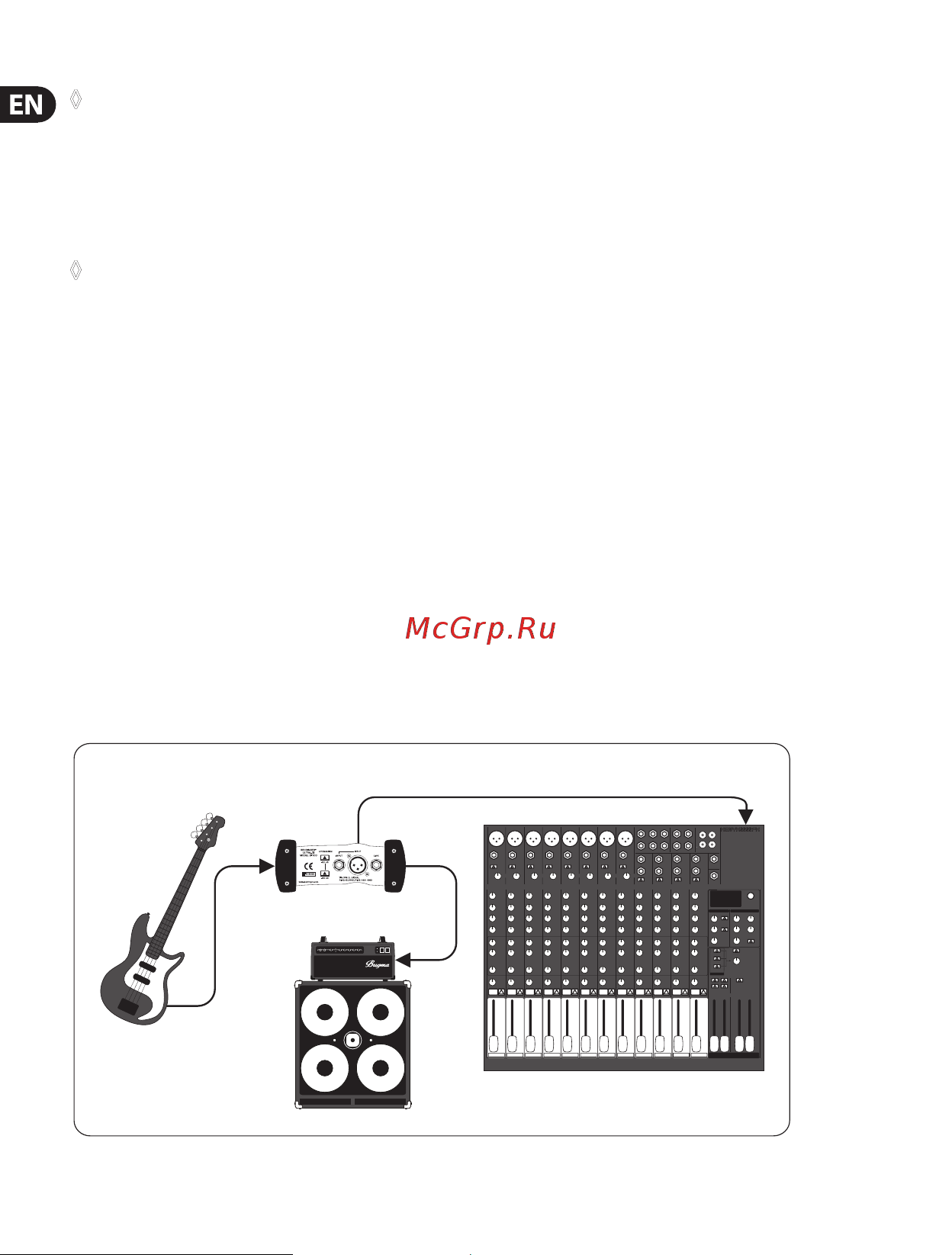 Behringer ULTRA-DI DI100 [8/12] Di100 configurations