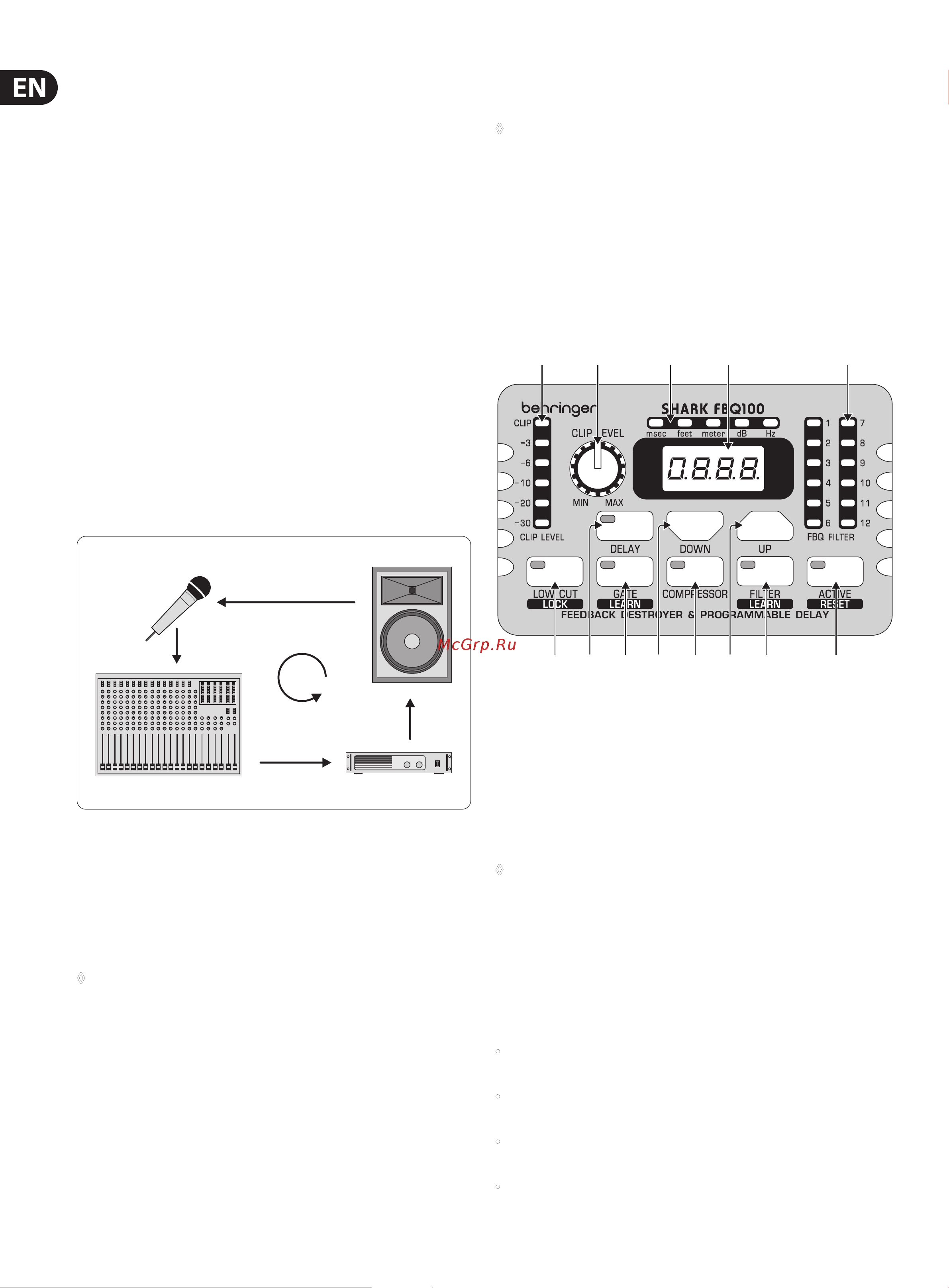 Behringer SHARK FBQ100 [4/12] Introduction