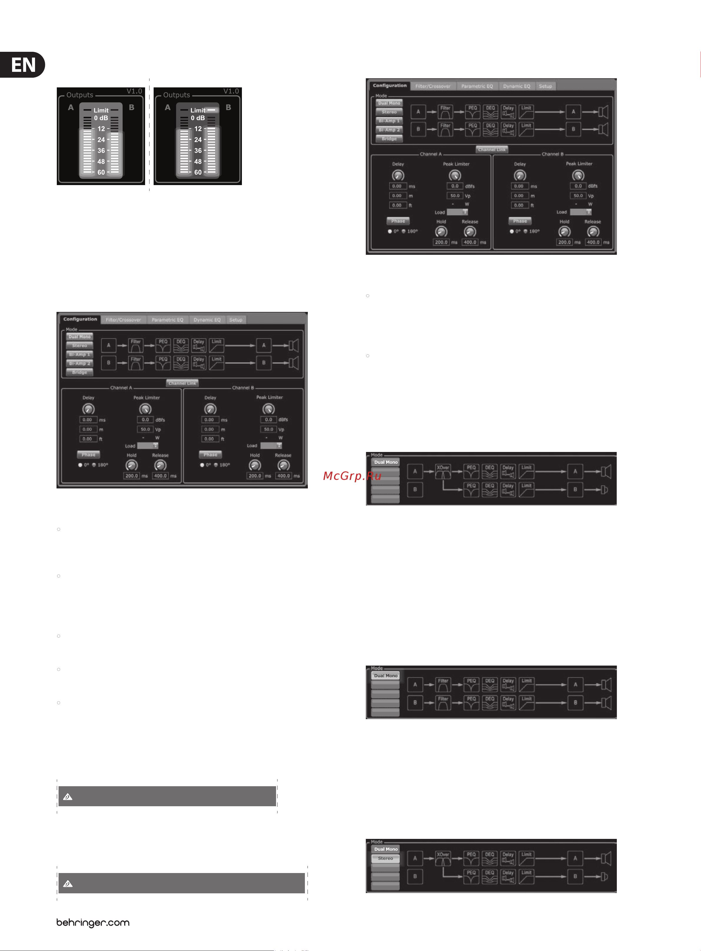 Behringer iNUKE NU1000DSP Руководство по эксплуатации онлайн [10/22] 777622