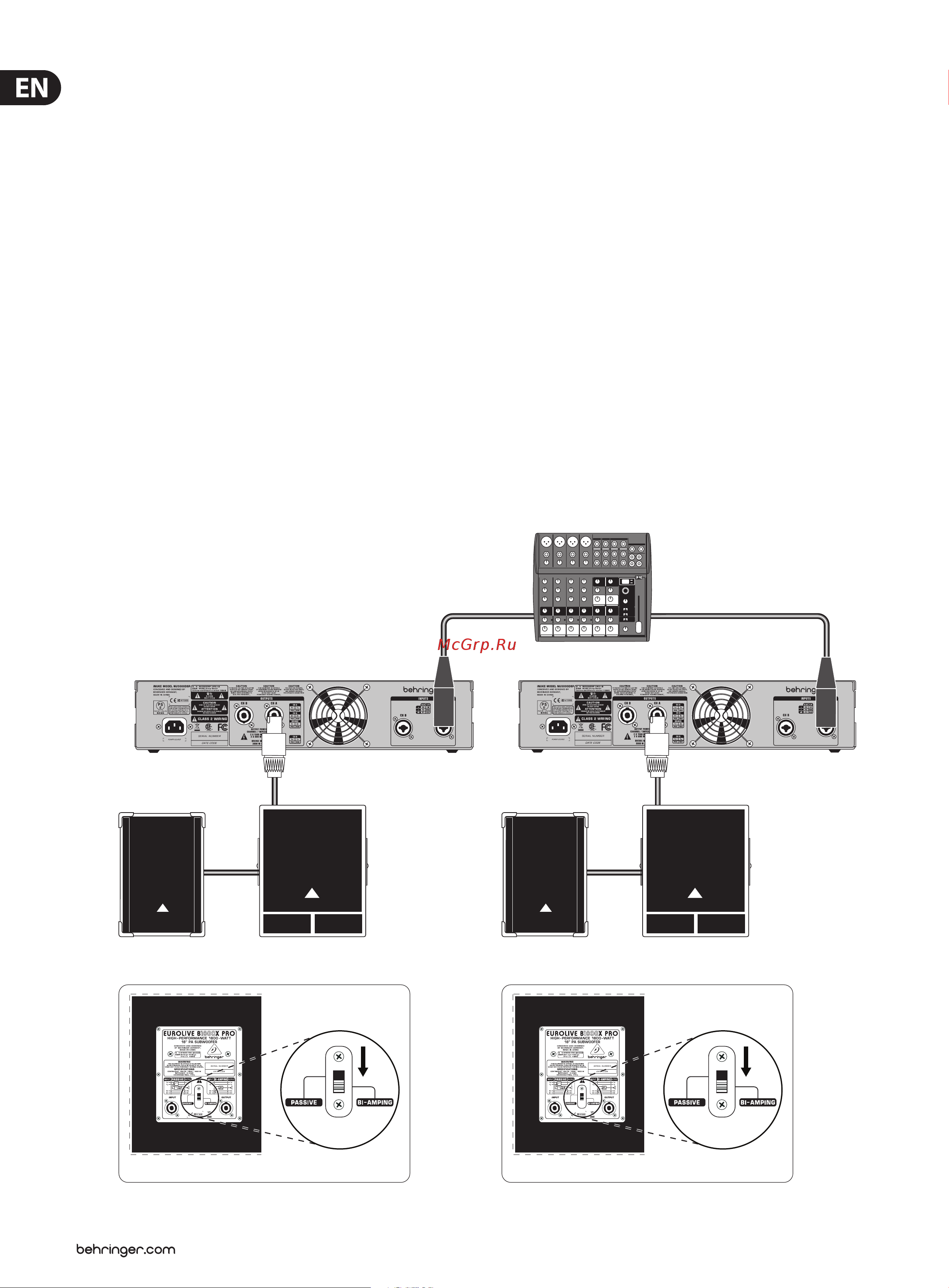 Behringer iNUKE NU1000DSP Руководство по эксплуатации онлайн [16/22] 777622