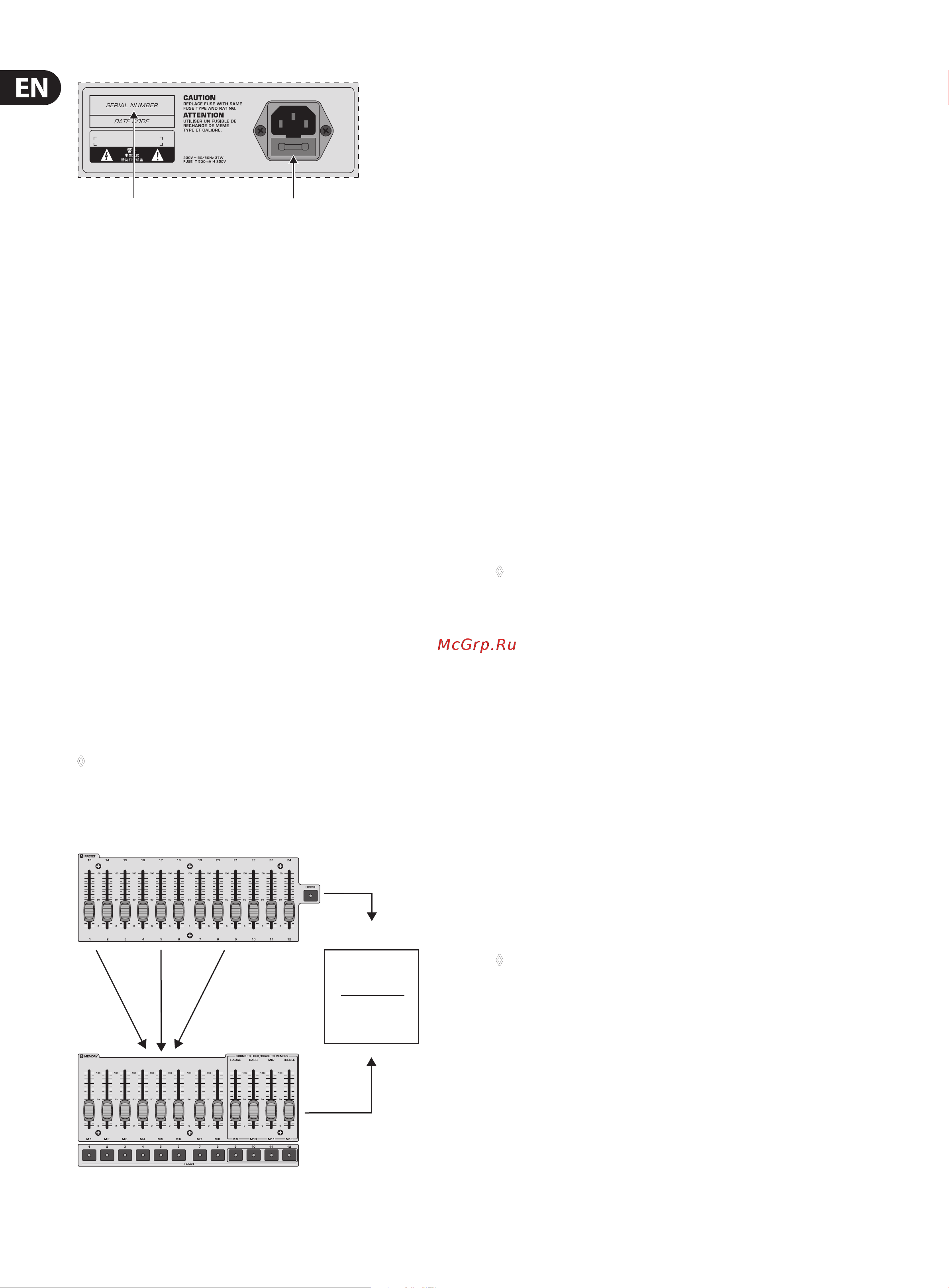 Behringer EUROLIGHT LC2412 [10/25] Presets
