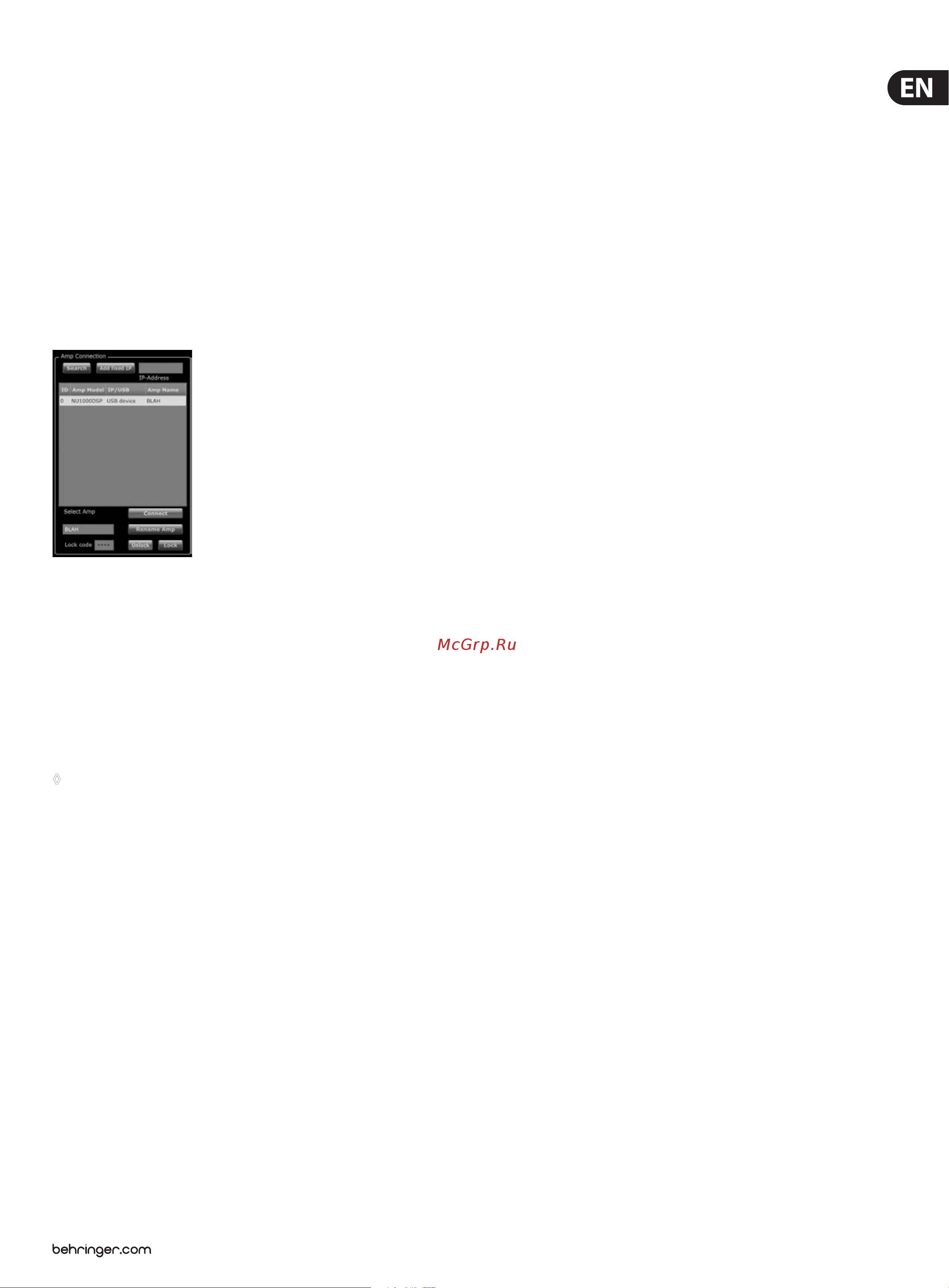 Behringer iNUKE NU6000DSP [15/22] Bi amping